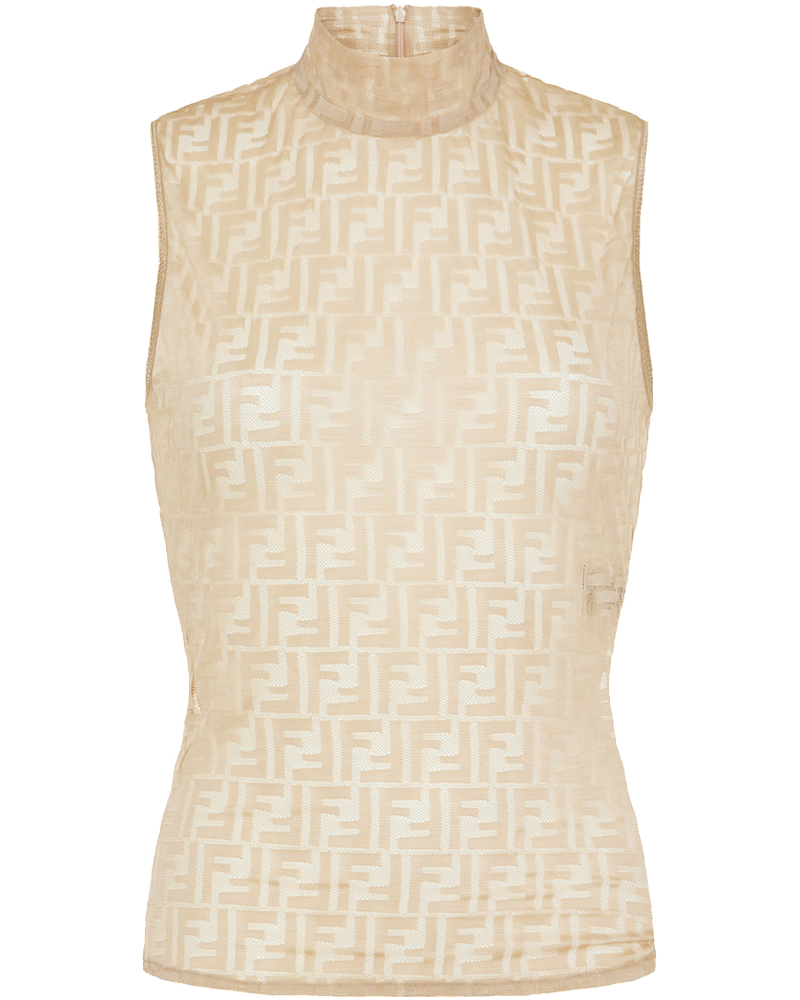 Ff Lace High Neck Top Fendi оригінал – Купити в Україні