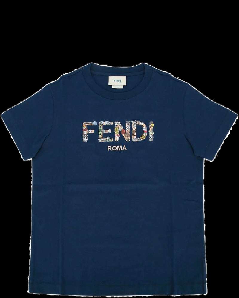 BG_REMOVED_CATALOG_Logo T-shirt - FENDI