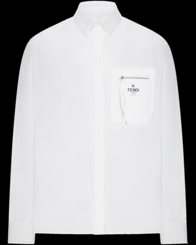 BG_REMOVED_CATALOG_BOXY FIT COTTON SHIRT - FENDI