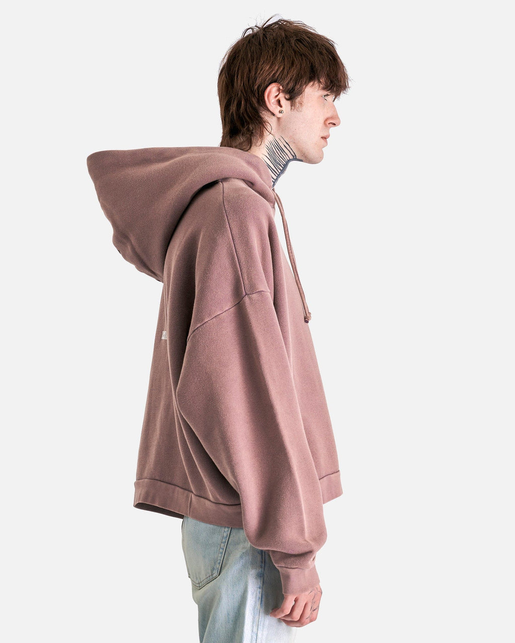 Fester Vintage Hooded Sweatshirt In Plum Purple Acne studios – Гарантія оригінальності – вид ззаду