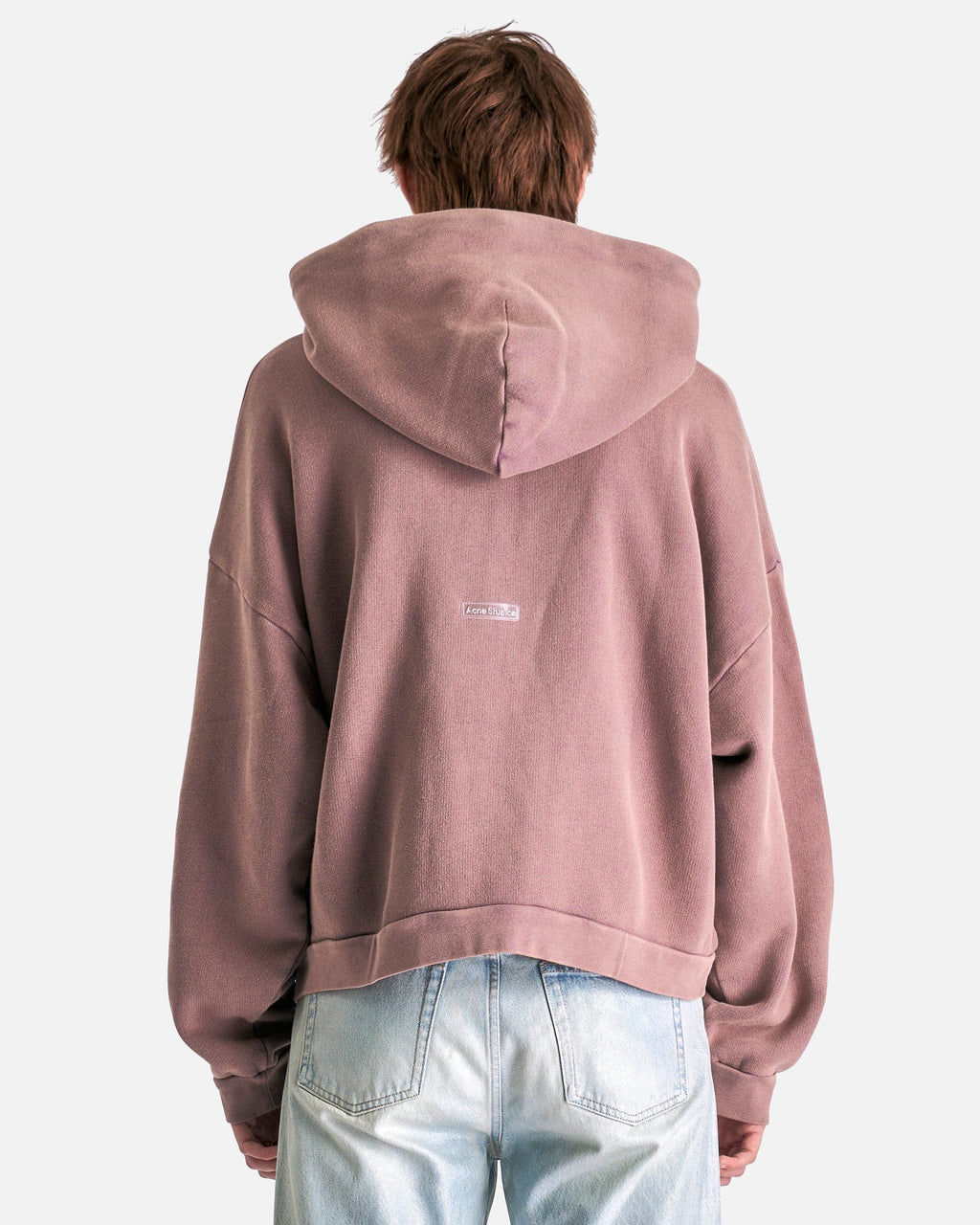 Fester Vintage Hooded Sweatshirt In Plum Purple Acne studios – Гарантія оригінальності – детальний вид