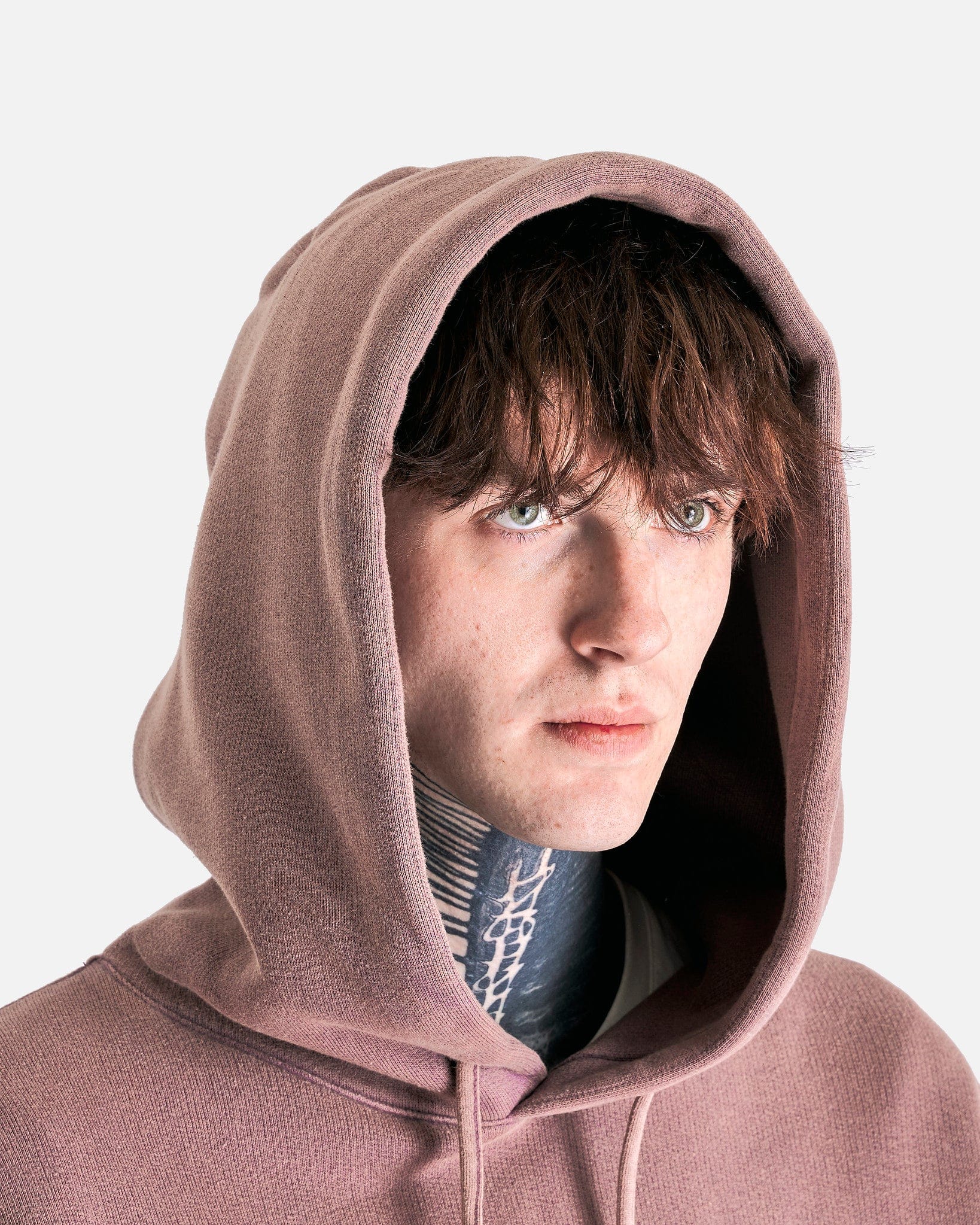 Fester Vintage Hooded Sweatshirt In Plum Purple Acne studios – Гарантія оригінальності – збільшений вид