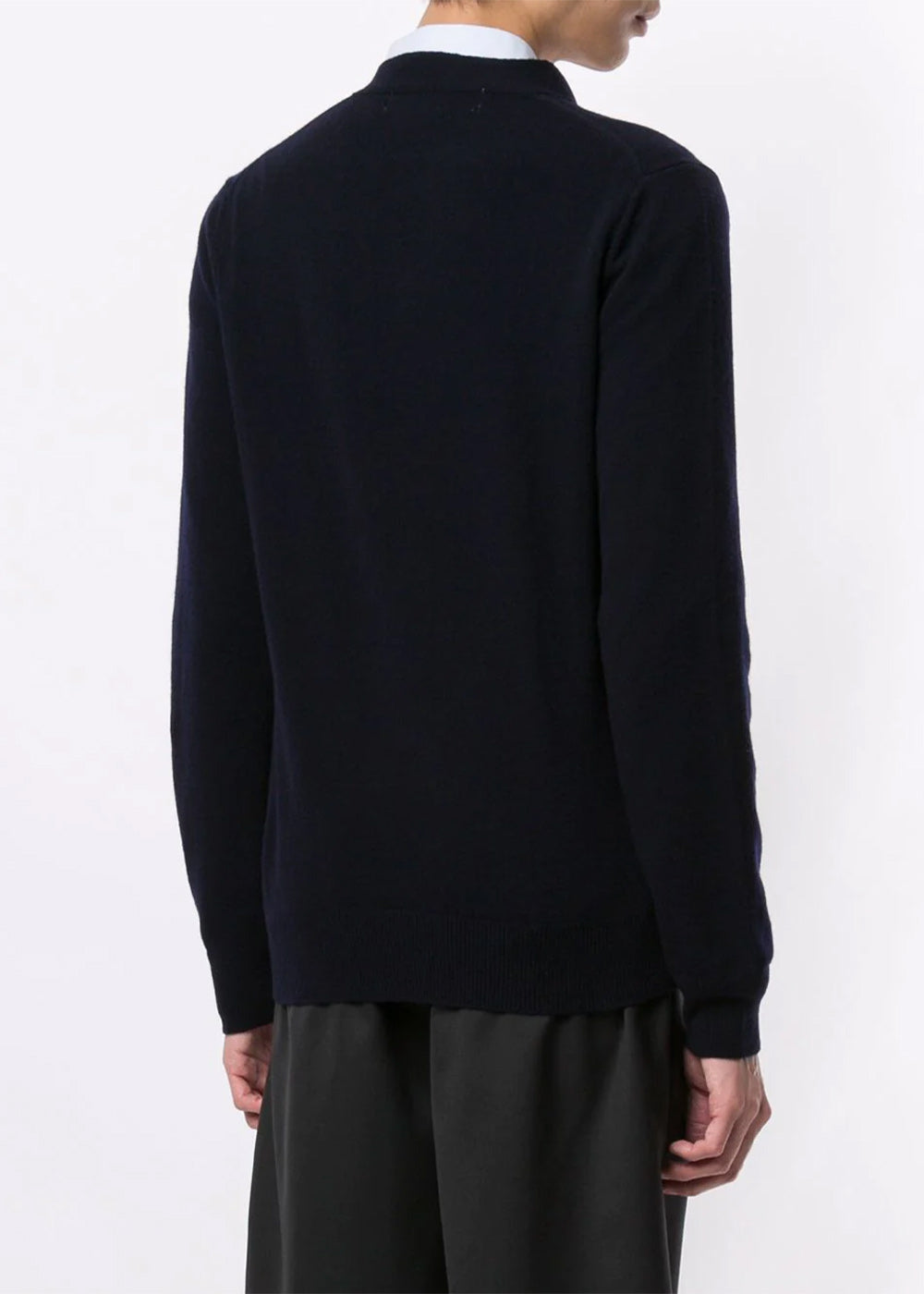 Navy & Red Heart Cardigan Comme des garcons – Гарантія оригінальності – детальний вид