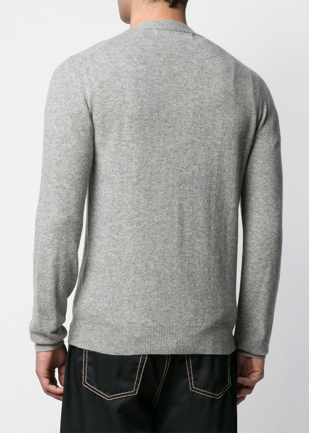 Light Grey & Black Heart Cardigan Comme des garcons – Гарантія оригінальності – детальний вид