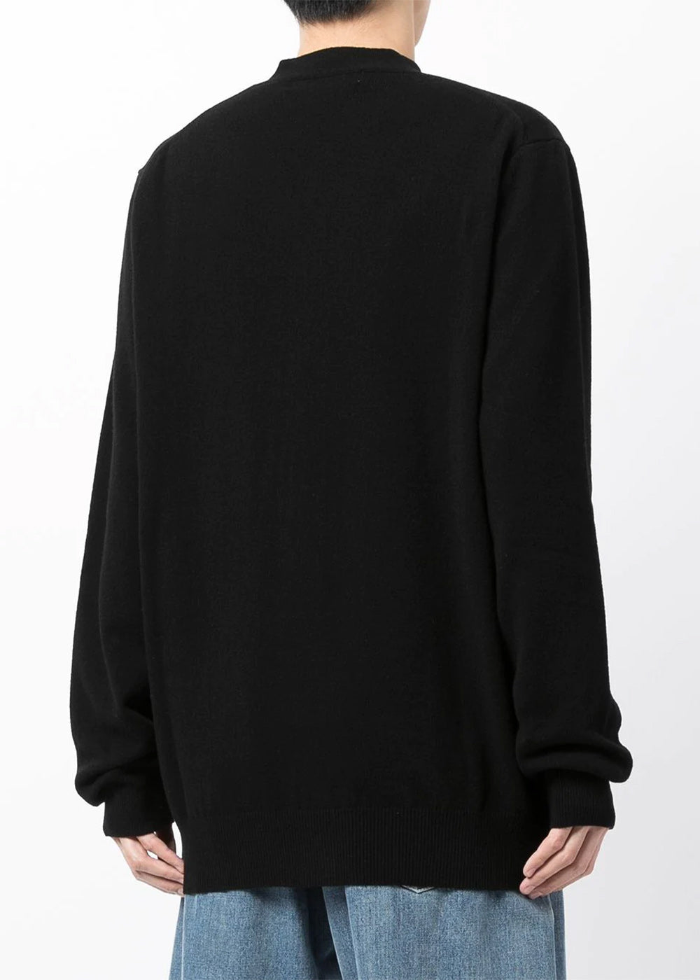 Black & Red Small Heart Cardigan Comme des garcons – Гарантія оригінальності – детальний вид