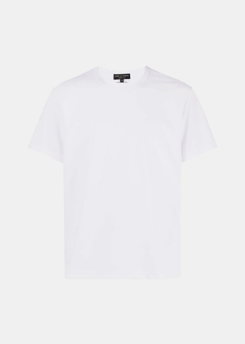 White Back Print T-Shirt Comme des garcons – Гарантія оригінальності – боковий вид