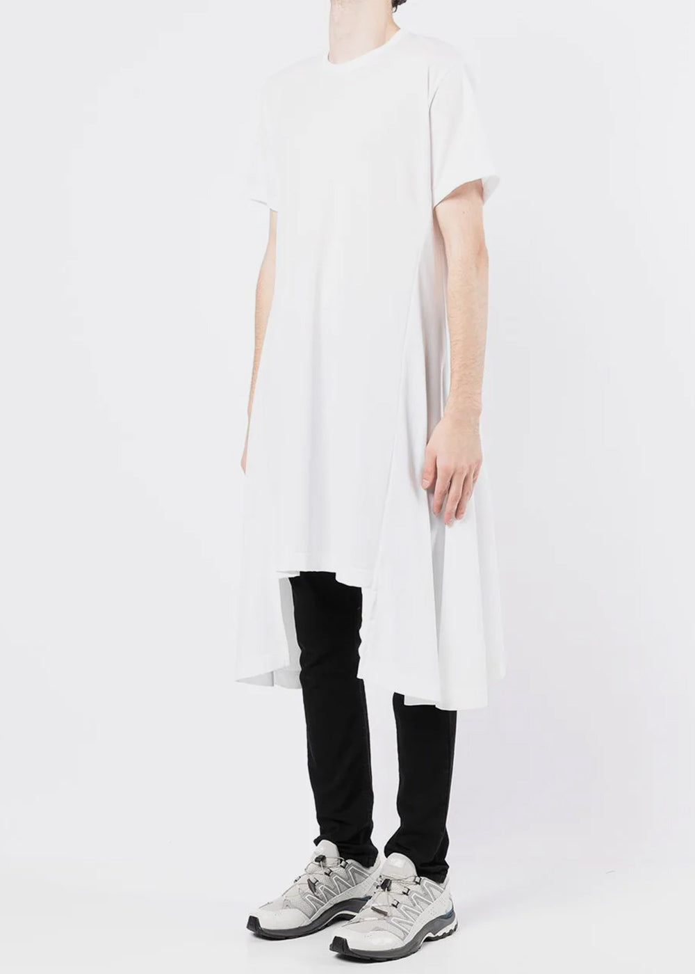 White Print Long T-Shirt Comme des garcons – Гарантія оригінальності – детальний вид
