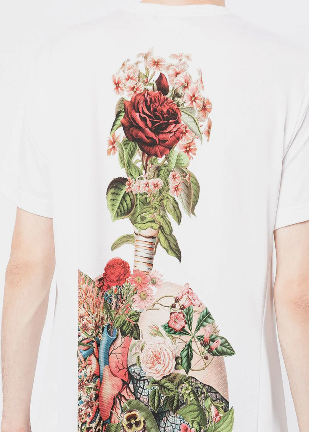 White Print Long T-Shirt Comme des garcons – Гарантія оригінальності – збільшений вид