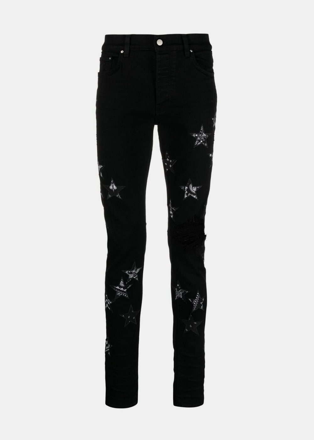 Оригінальна Black Bandana Star Jeans Amiri – боковий вид