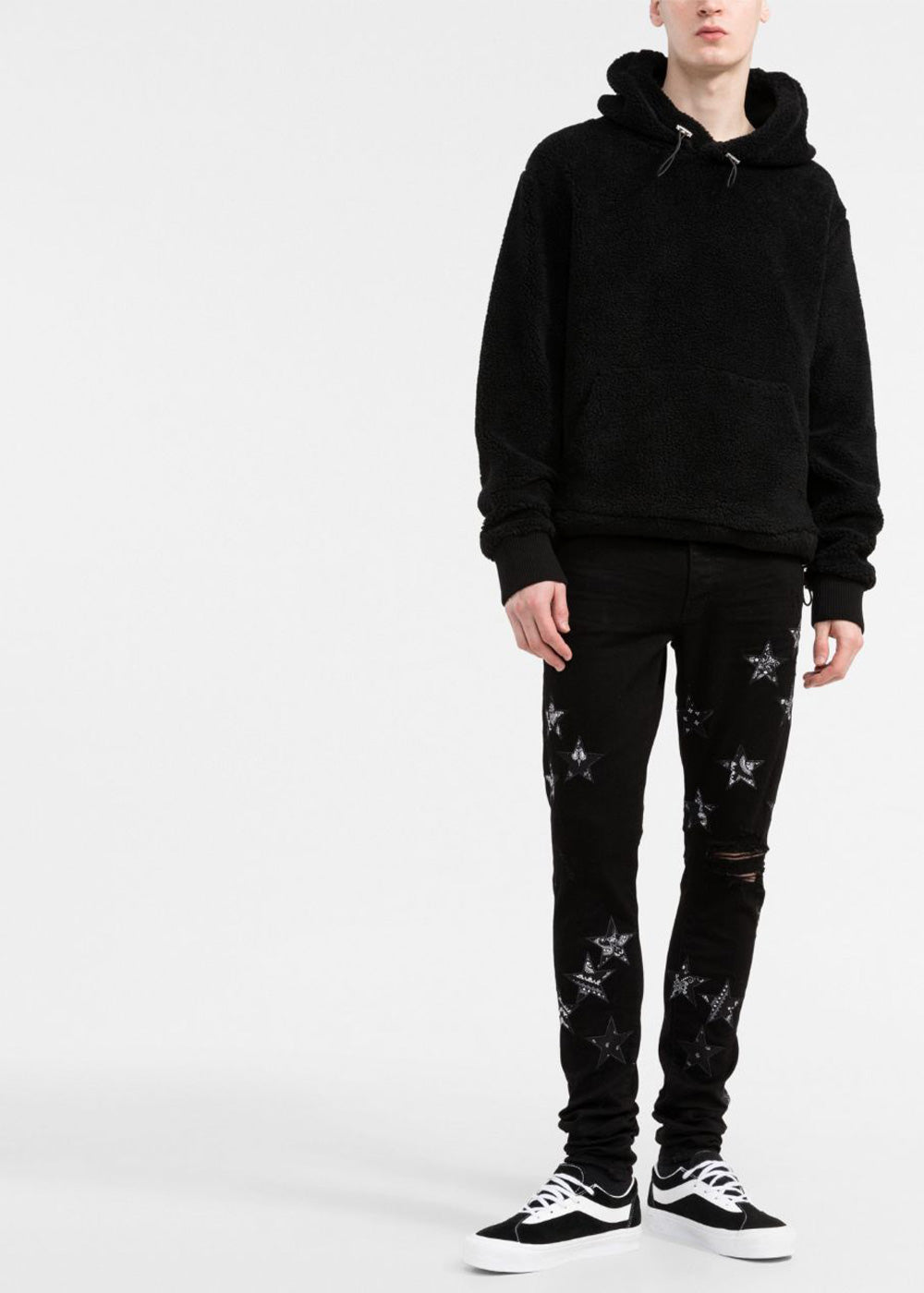 Оригінальна Black Bandana Star Jeans Amiri – детальний вид
