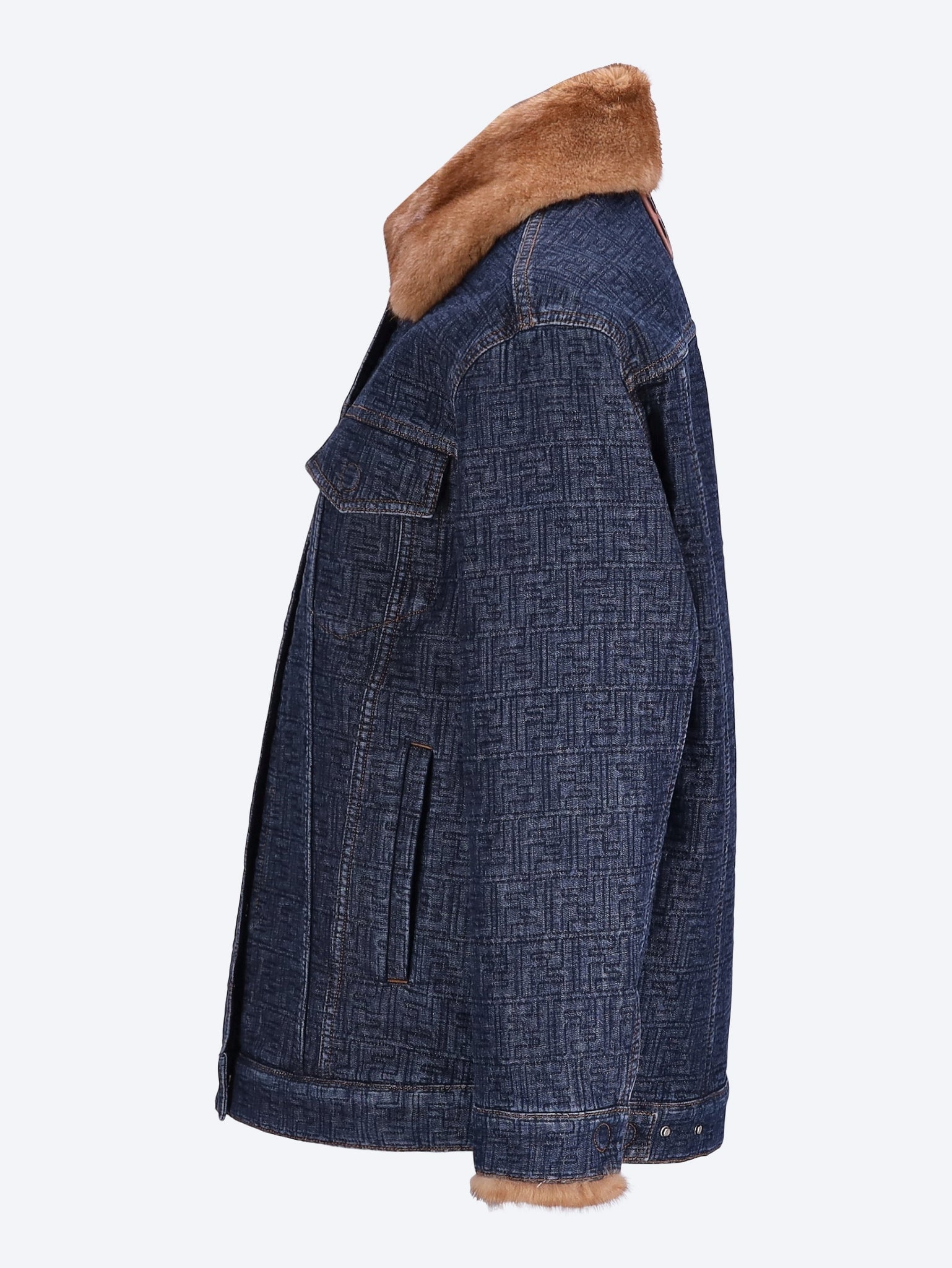 Ff Denim Jacket Fendi оригінал – Купити в Україні – вид ззаду