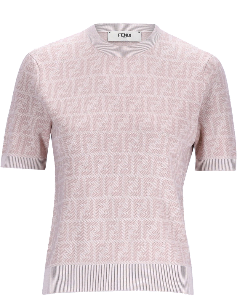 Оригінальна Ff Wool Crewneck Sweater Fendi