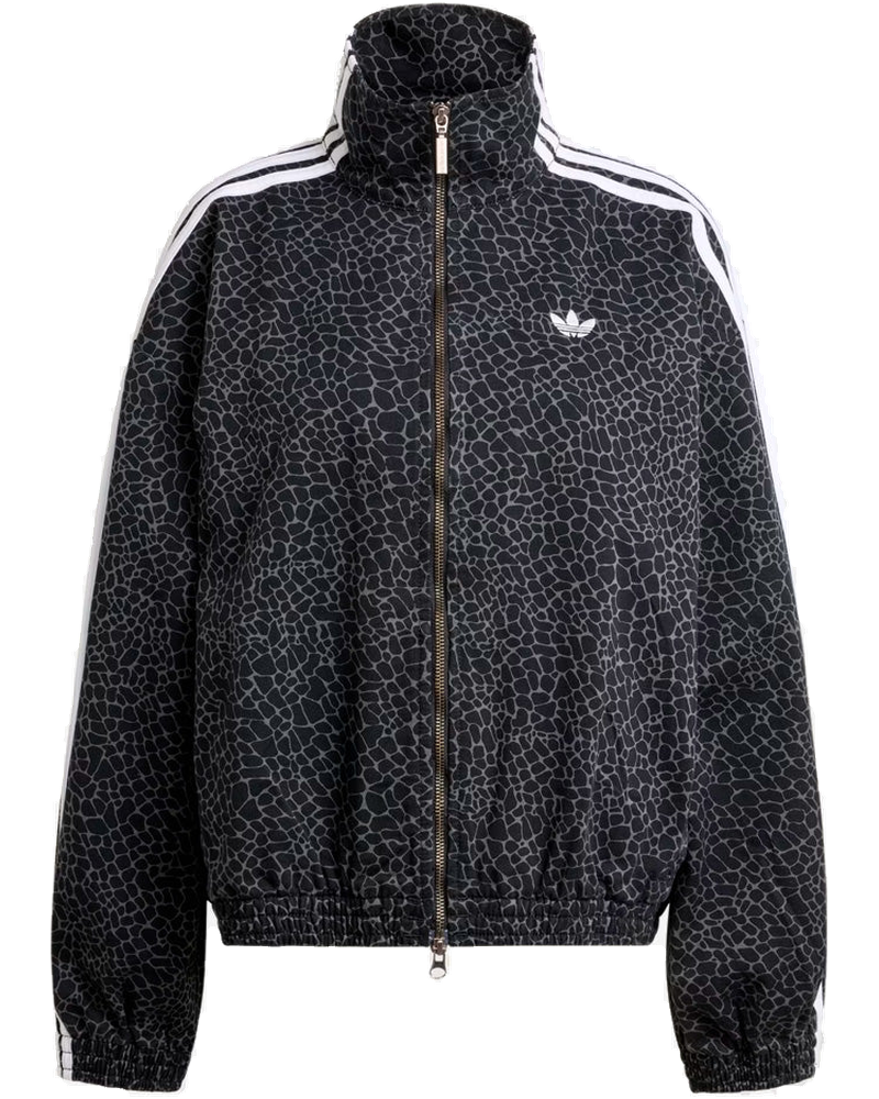 Оригінальна Firebird Oversized Denim Jacket With Black Animal Graphics Adidas