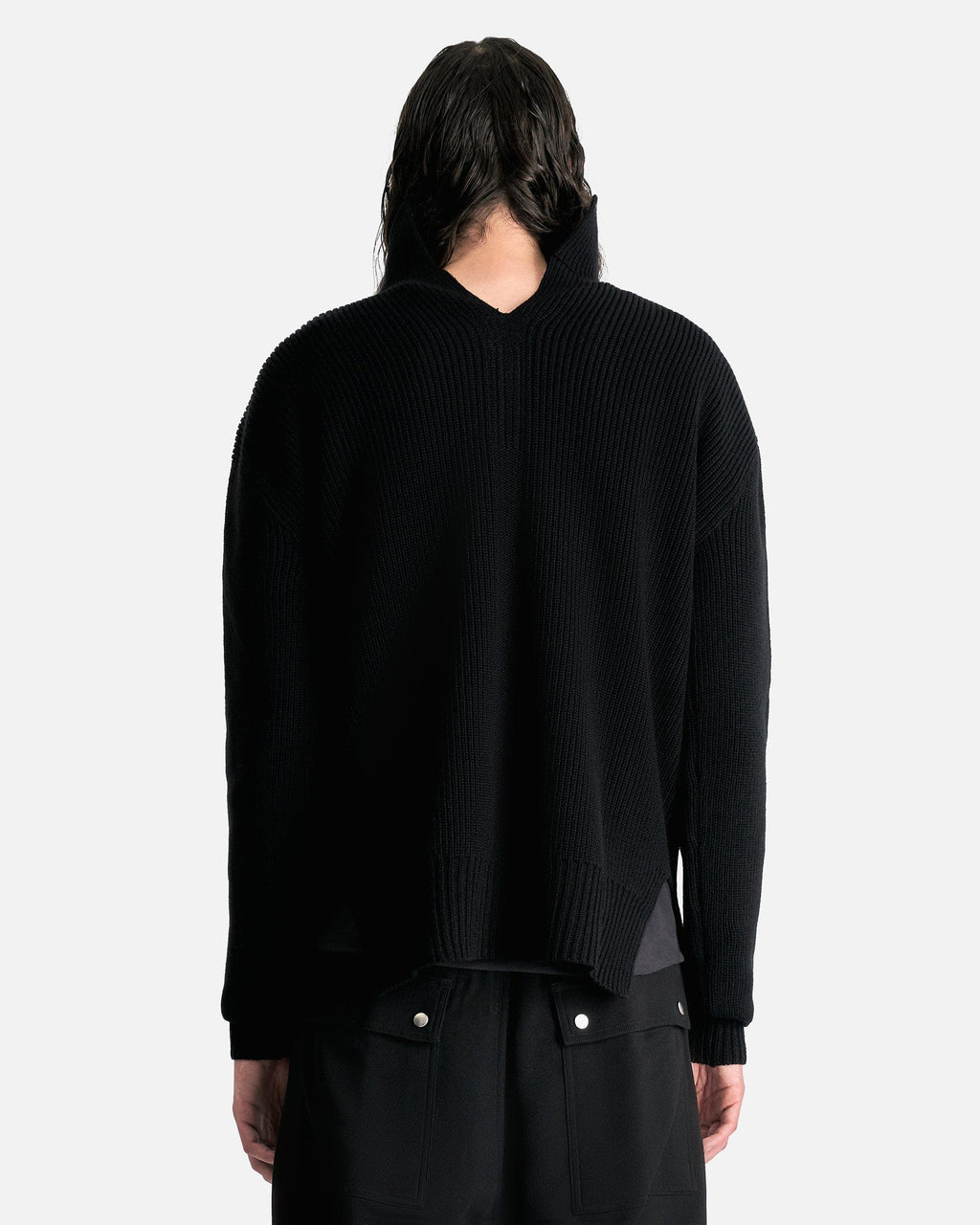 Fisherman Tabard In Black Rick owens – Гарантія оригінальності – детальний вид