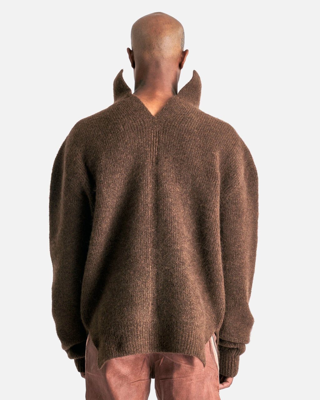 Оригінальна Fisherman Tabard In Brown Rick owens – детальний вид