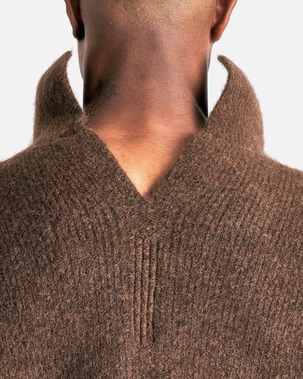 Оригінальна Fisherman Tabard In Brown Rick owens – збільшений вид