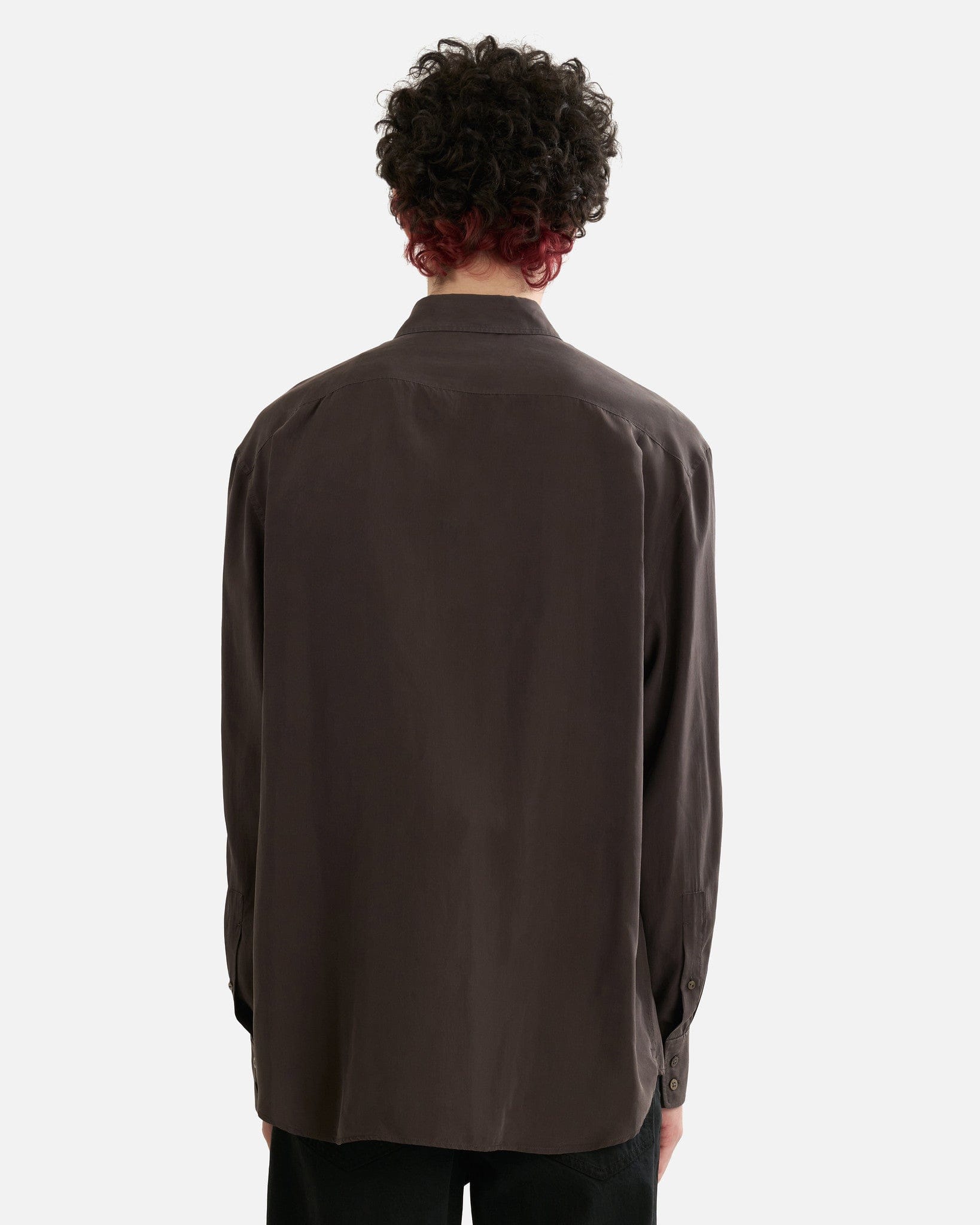 Fiska Shirt In Dark Brown The row оригінал – Купити в Україні – детальний вид