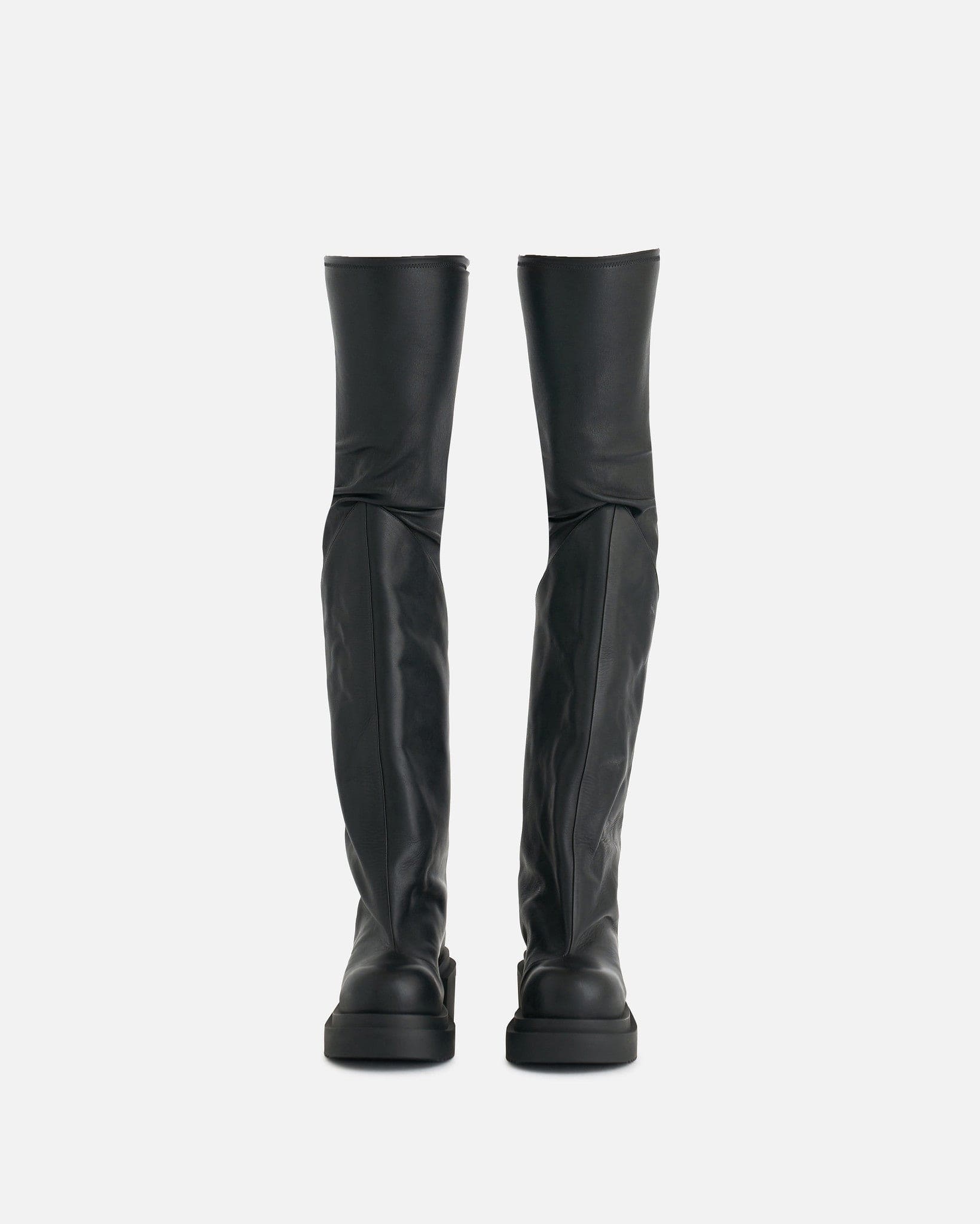 Оригінальна Flared Bogun In Black Rick owens – вид ззаду