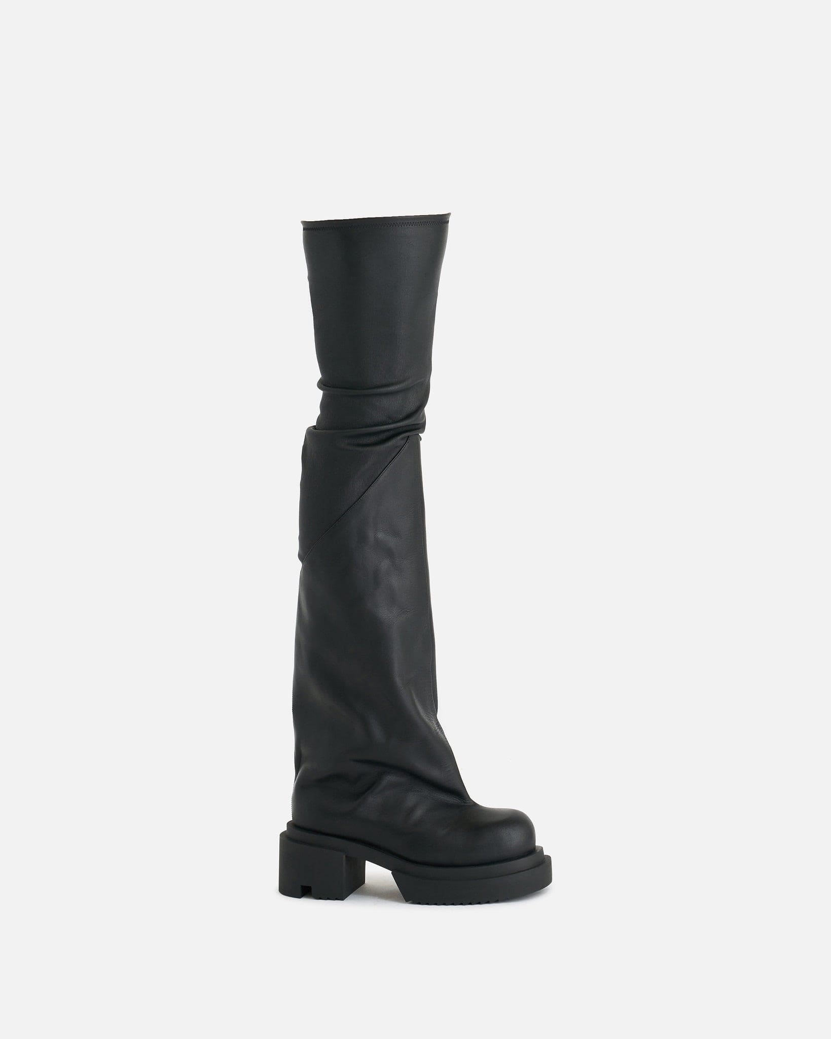 Оригінальна Flared Bogun In Black Rick owens – боковий вид