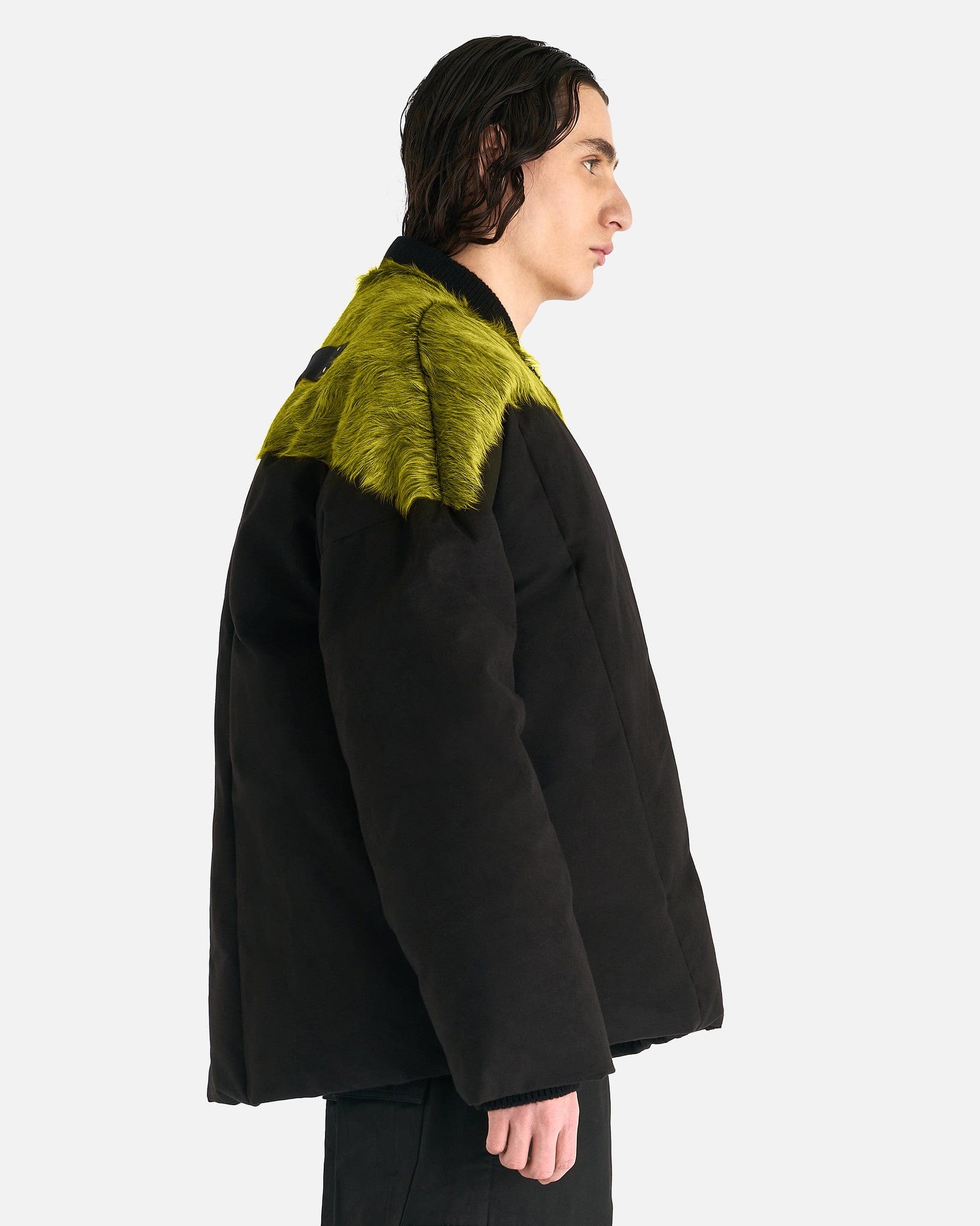 Flight Jacket In Acid Melange Rick owens – Гарантія оригінальності – вид ззаду