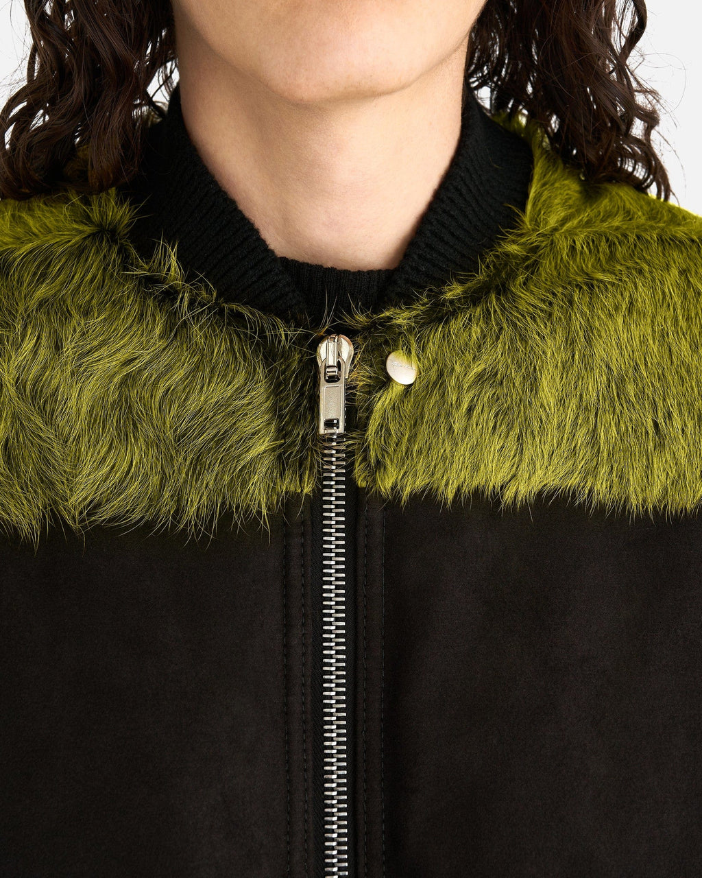 Flight Jacket In Acid Melange Rick owens – Гарантія оригінальності – збільшений вид