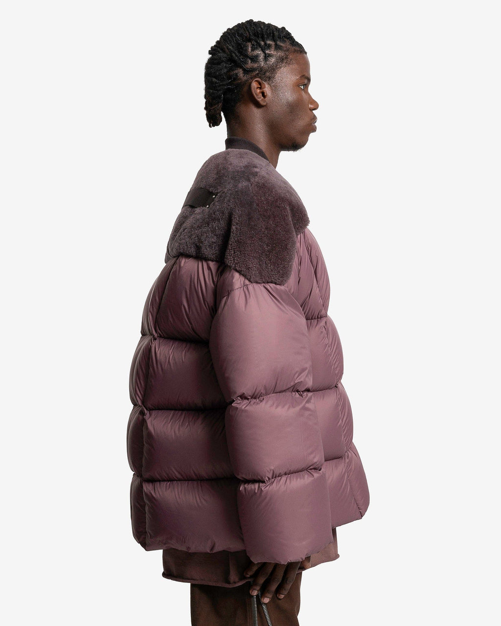 Оригінальна Flight Jacket In Amethyst Rick owens – вид ззаду