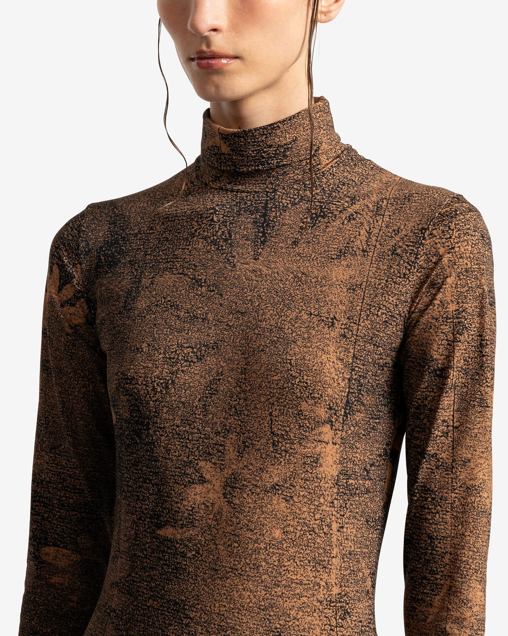 Floral Print Body In Tan Maison margiela – Гарантія оригінальності – збільшений вид