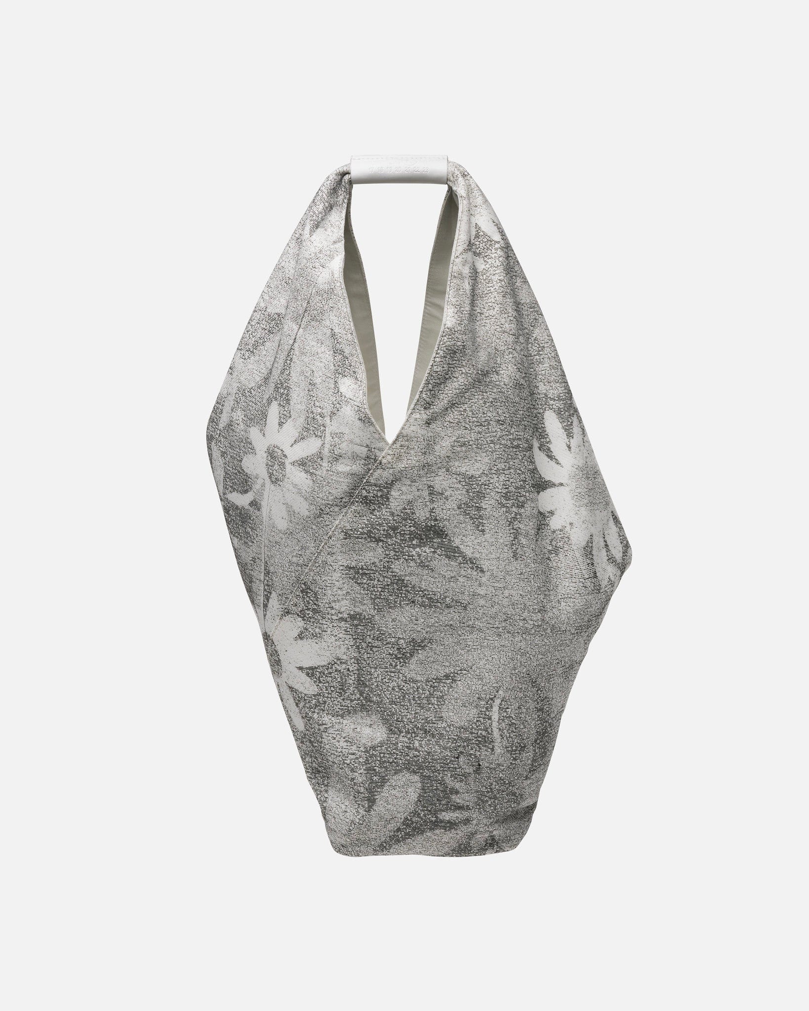 Floral Print Classic Japanese Handbag In Black Maison margiela оригінал – Купити в Україні – збільшений вид