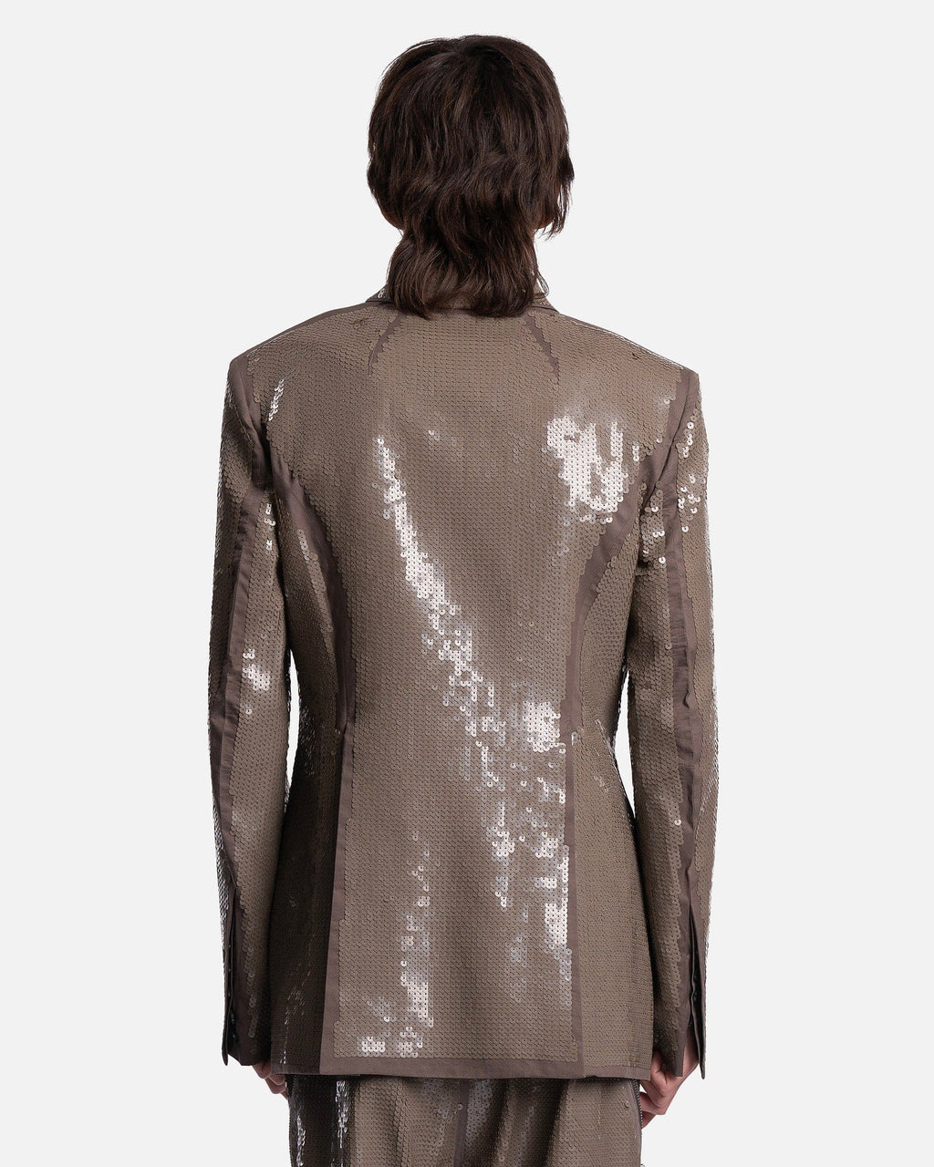 Fogpocket Soft Blazer In Dust Rick owens – Гарантія оригінальності – детальний вид