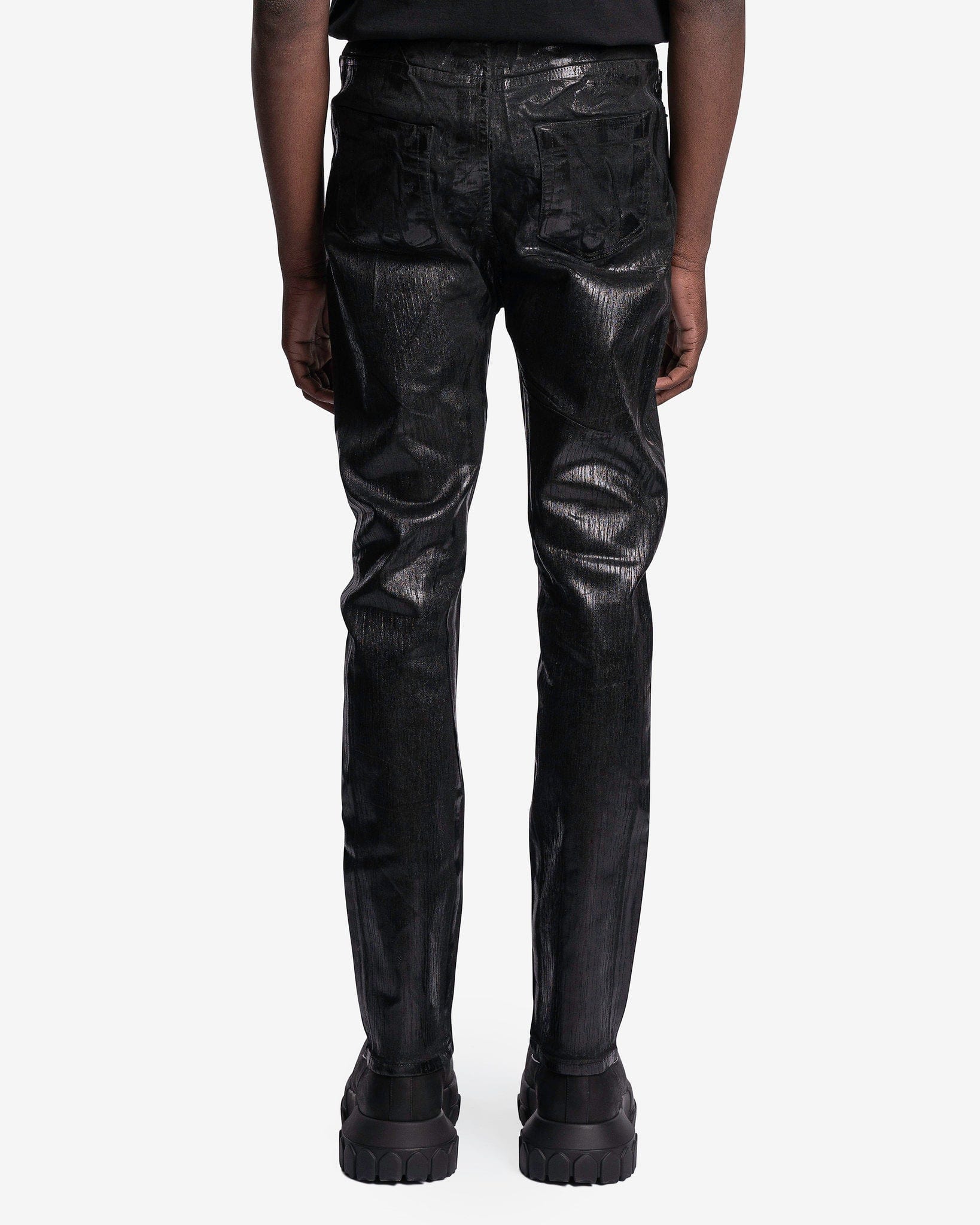 Foil Detroit Cut Denim In Black Rick owens оригінал – Купити в Україні – детальний вид