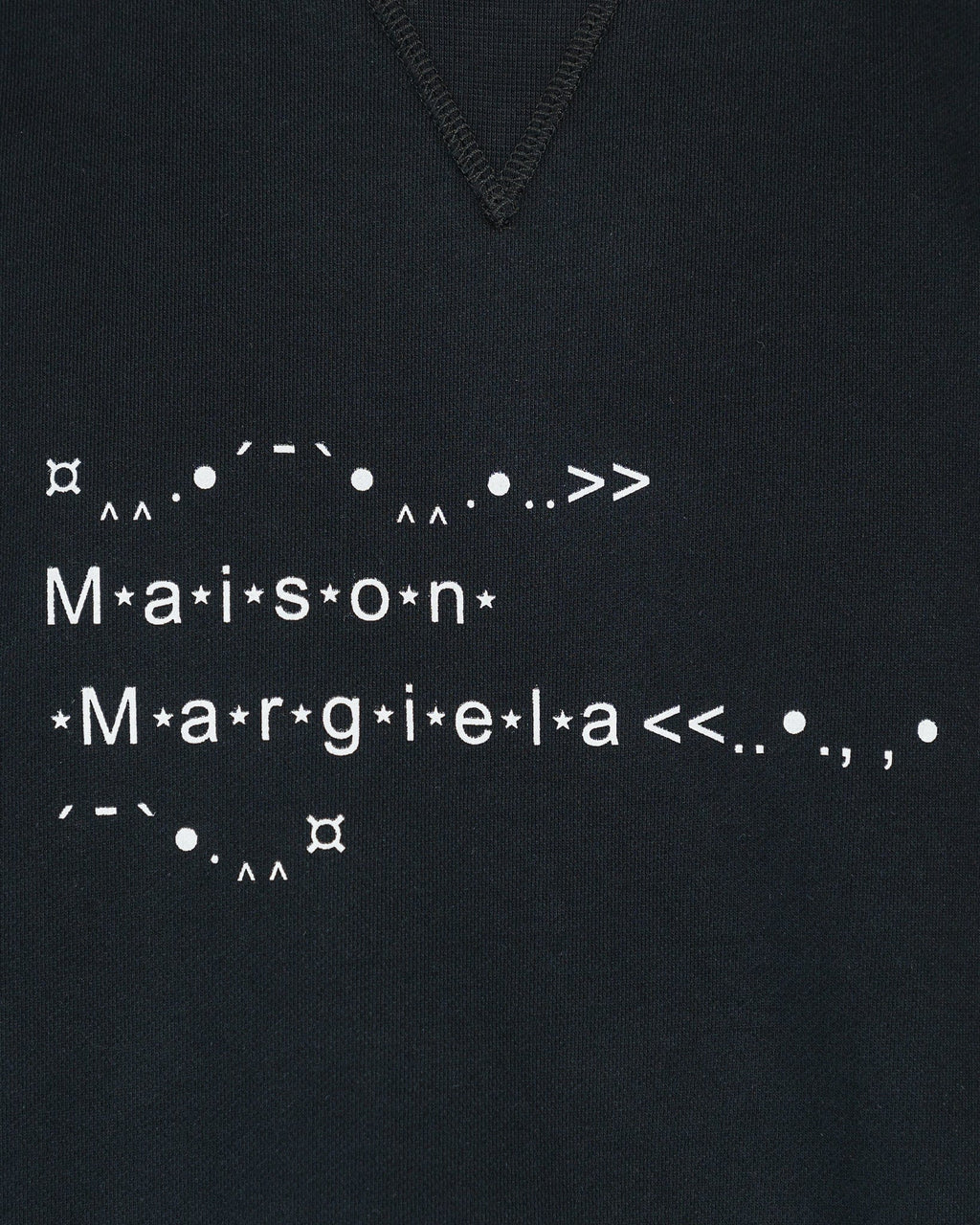 Font Generator Sweatshirt In Black Maison margiela оригінал – Купити в Україні – збільшений вид