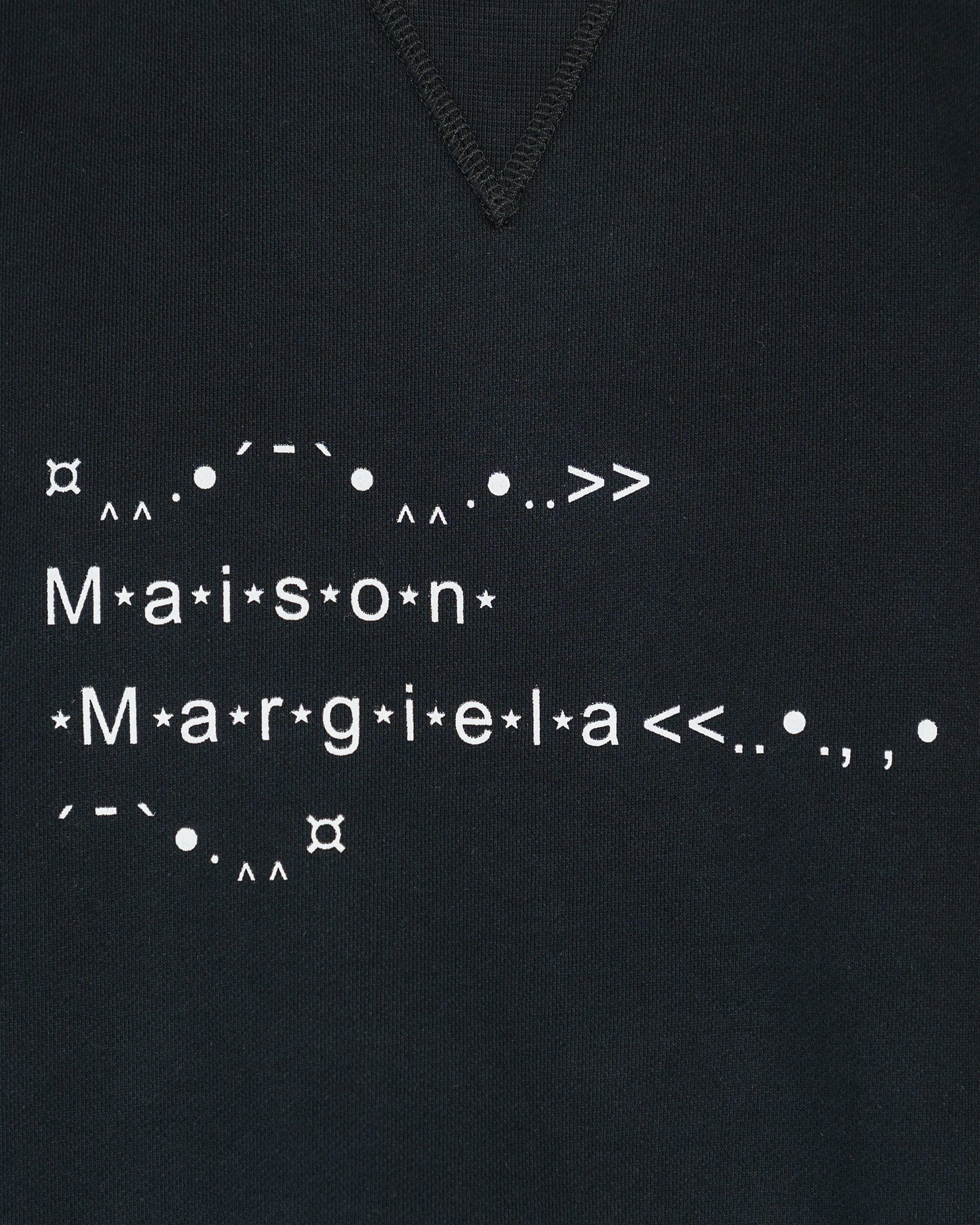 Font Generator Sweatshirt In Black Maison margiela оригінал – Купити в Україні – збільшений вид