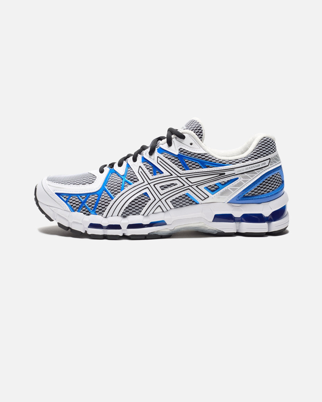 Оригінальна Gel Kayano 20 White Asics – вид ззаду