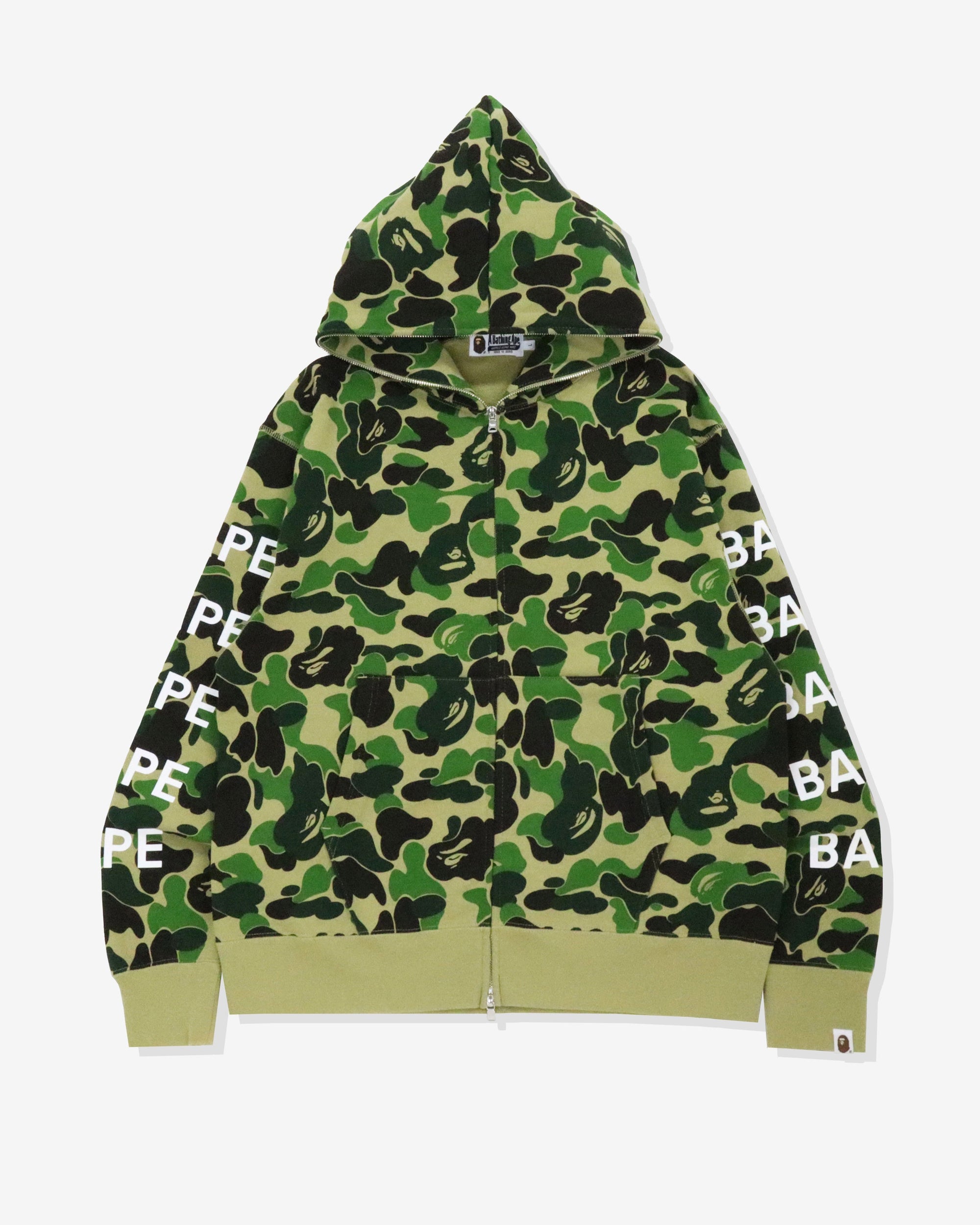 Big Abc Camo Bape Relaxed Fit Full Zip Hoodie A bathing ape – Гарантія оригінальності – боковий вид