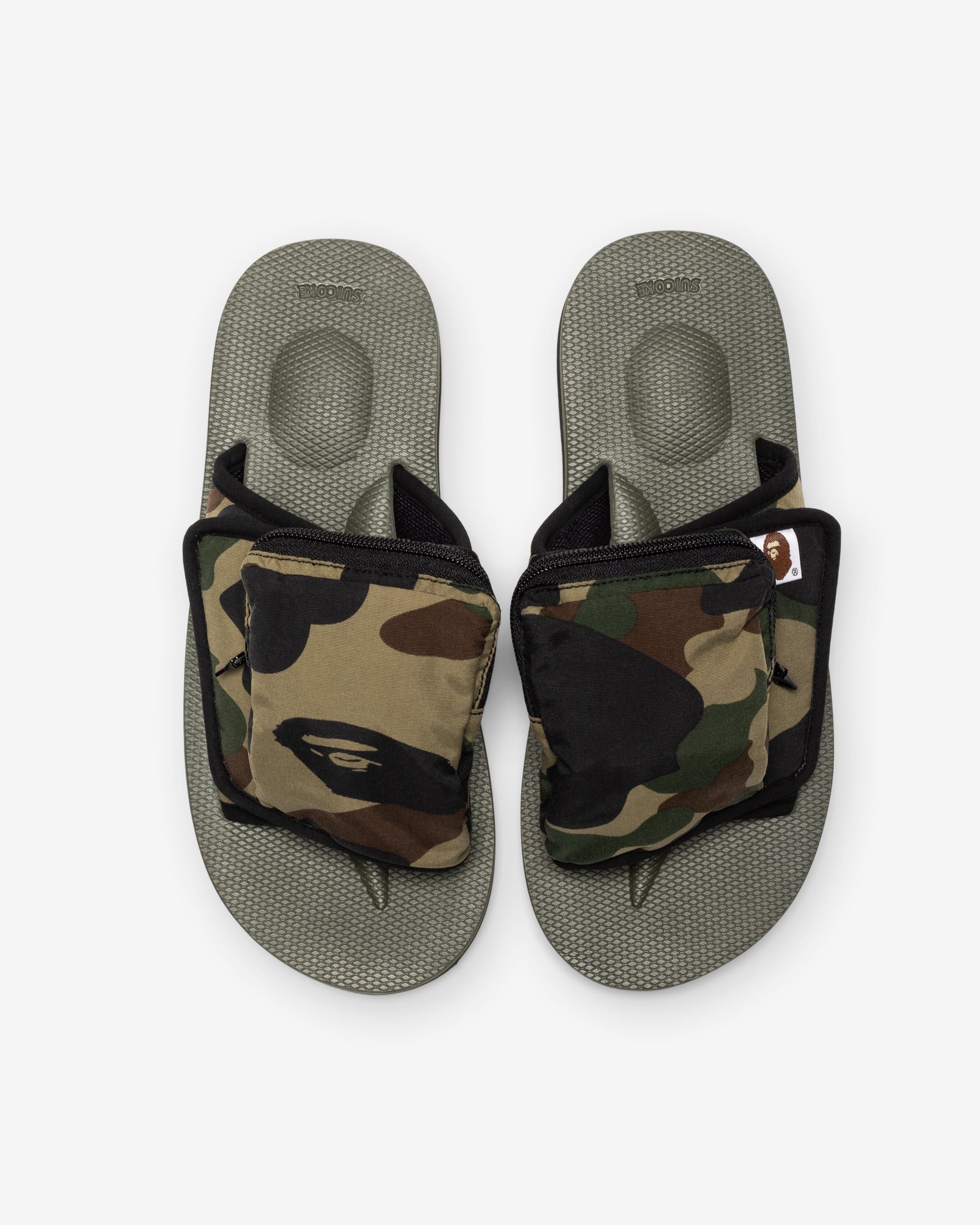 Suicoke Sandals Green A bathing ape – Гарантія оригінальності – збільшений вид - A BATHING APE
