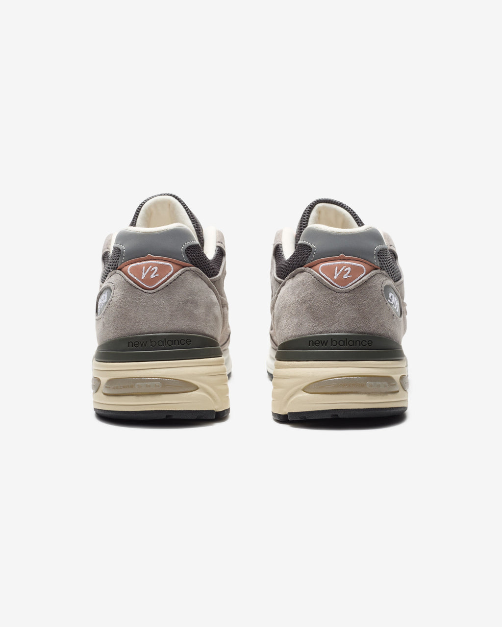 Оригінальна Made In Uk 991 V2 Elephant Skin New balance – вид ззаду