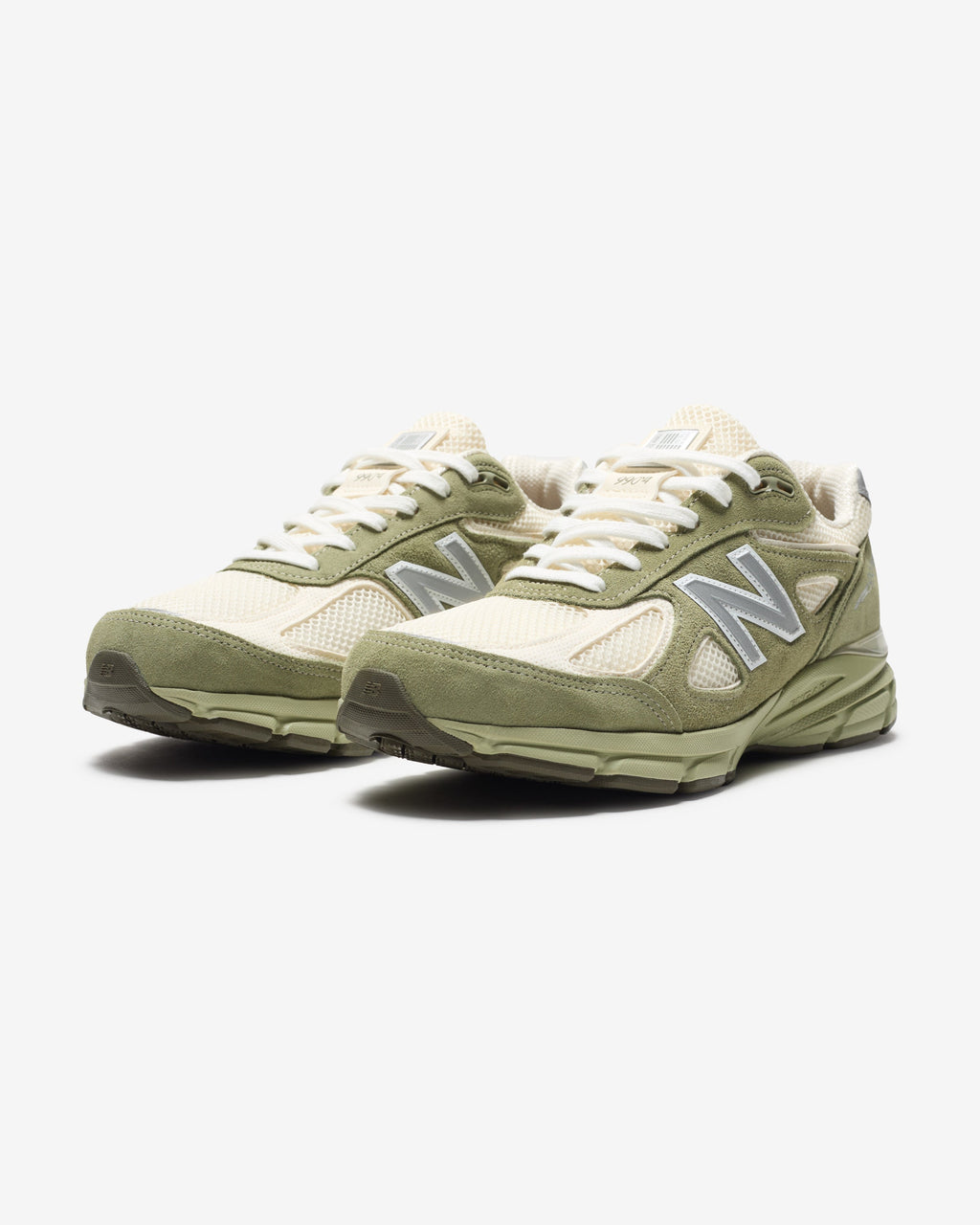 Оригінальна Made In Usa 990 V4 Olive Leaf New balance – боковий вид