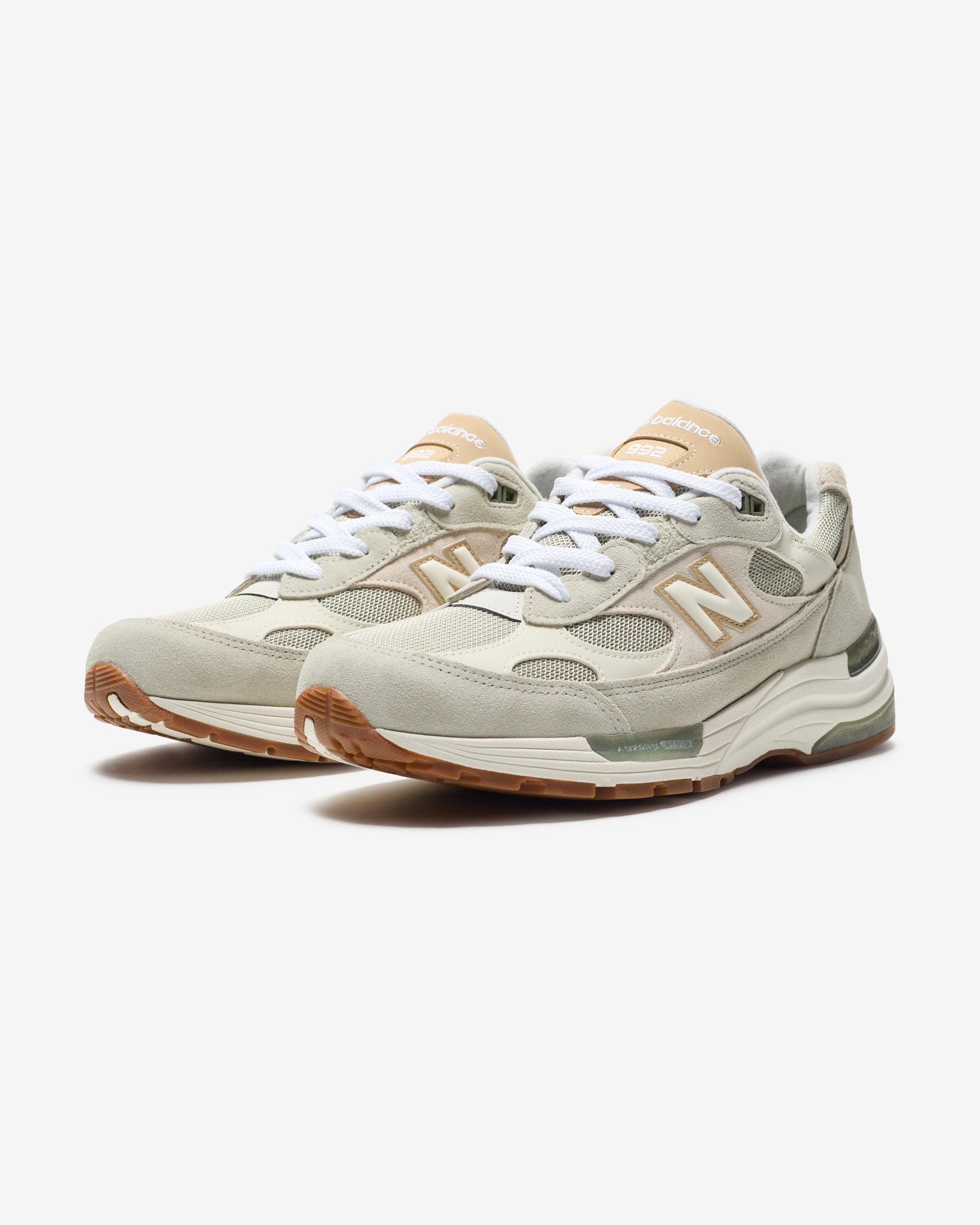 Оригінальна Made In Usa 992 Olivine New balance – боковий вид