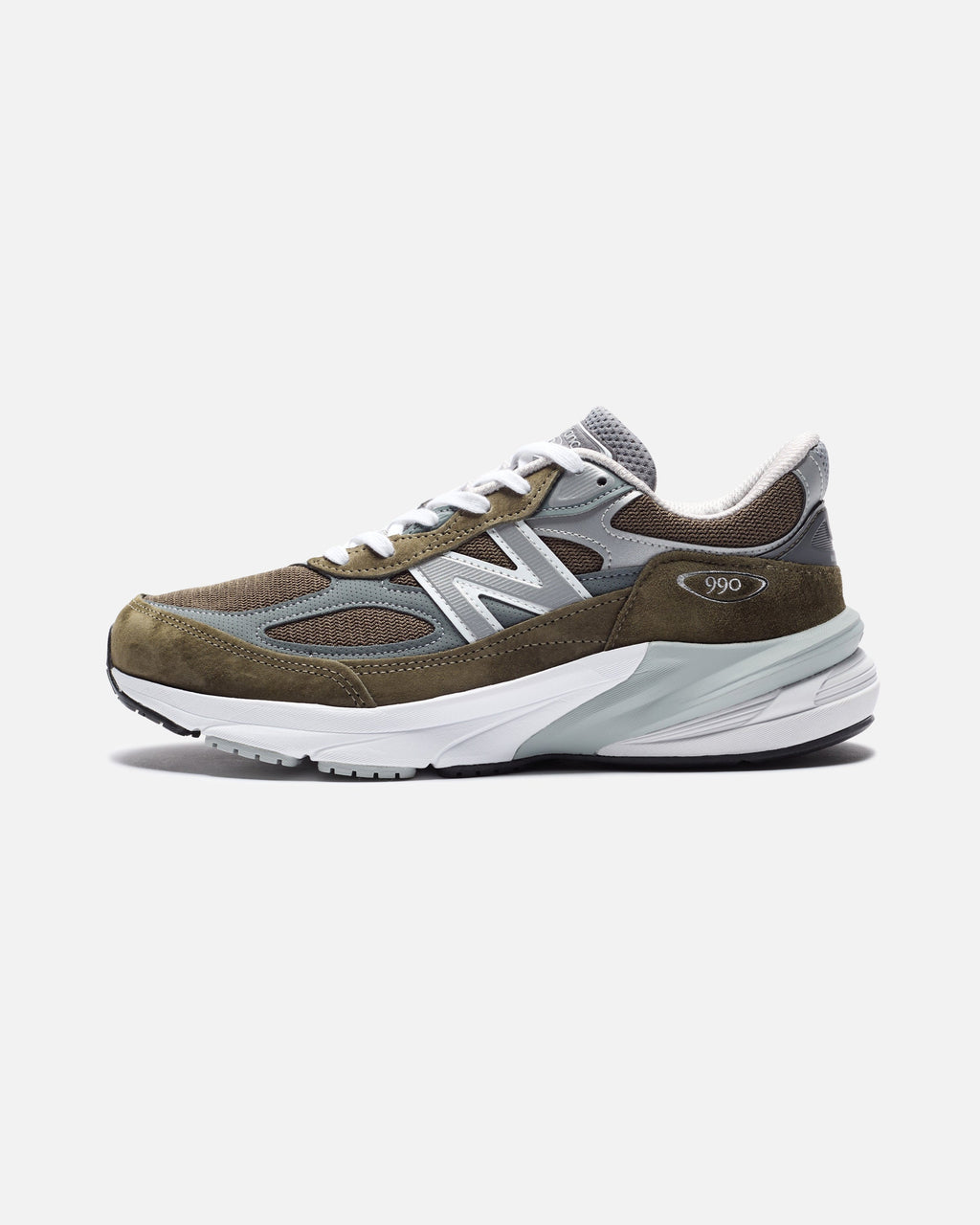 Made In Usa 990v6 Olive New balance – Гарантія оригінальності – вид ззаду