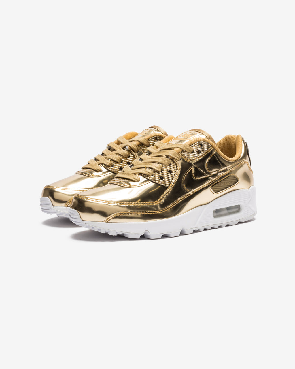 Wmns Air Max 90 Sp Metallic Gold Nike оригінал – Купити в Україні – боковий вид