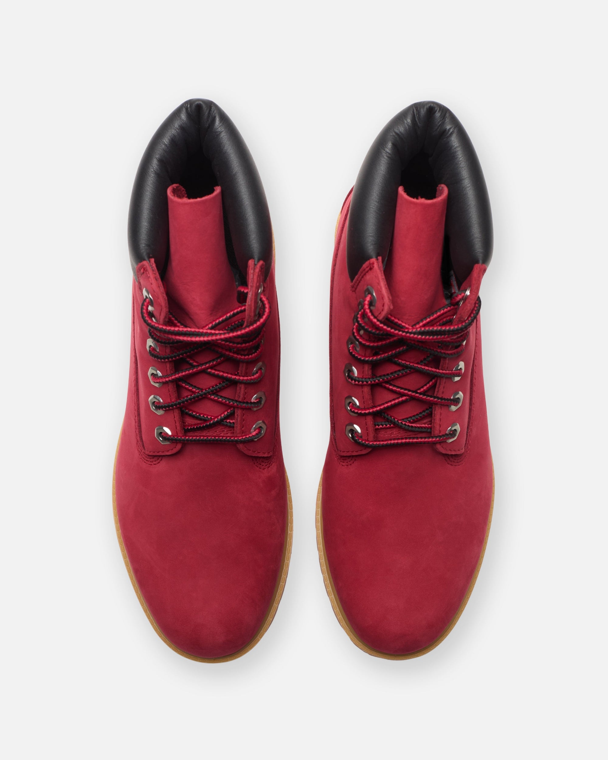 Оригінальна Premium 6 Inch Boot Dark Red Nubuck Timberland – збільшений вид