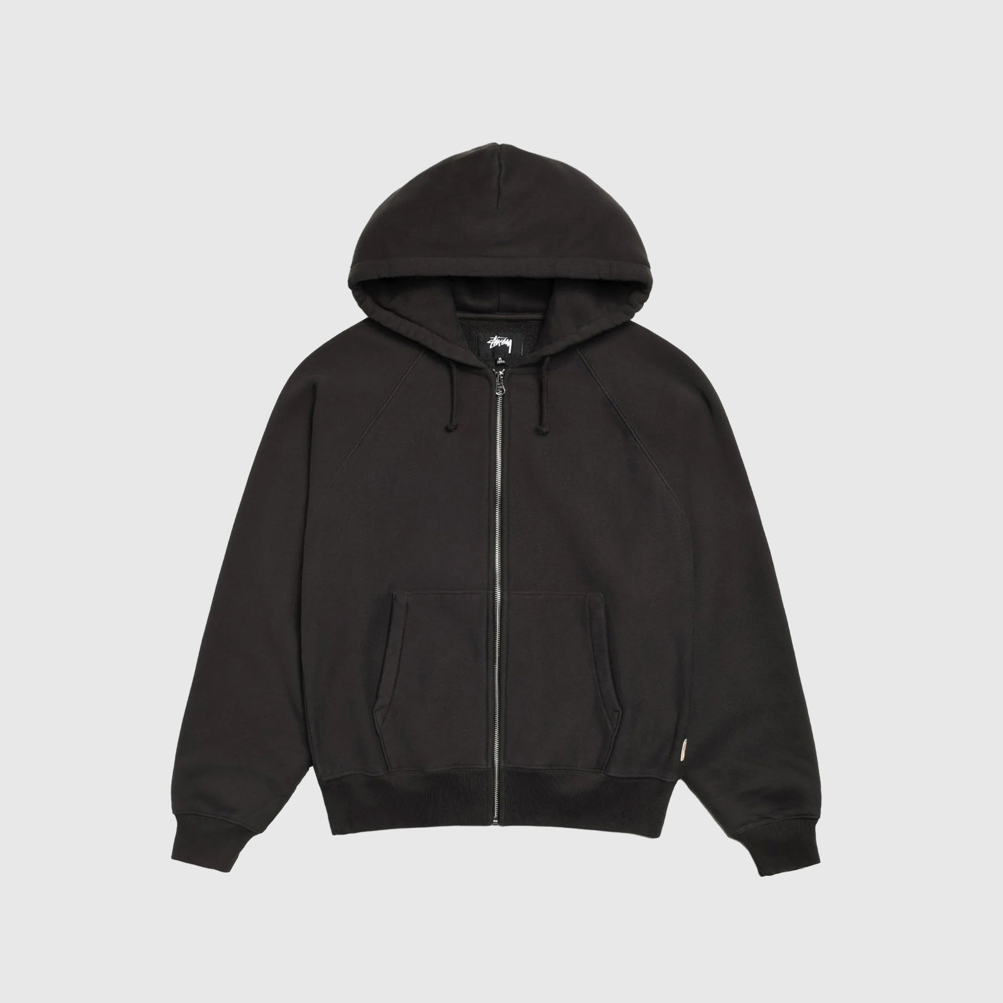 Raglan Zip Hoody Stussy – Гарантія оригінальності – боковий вид