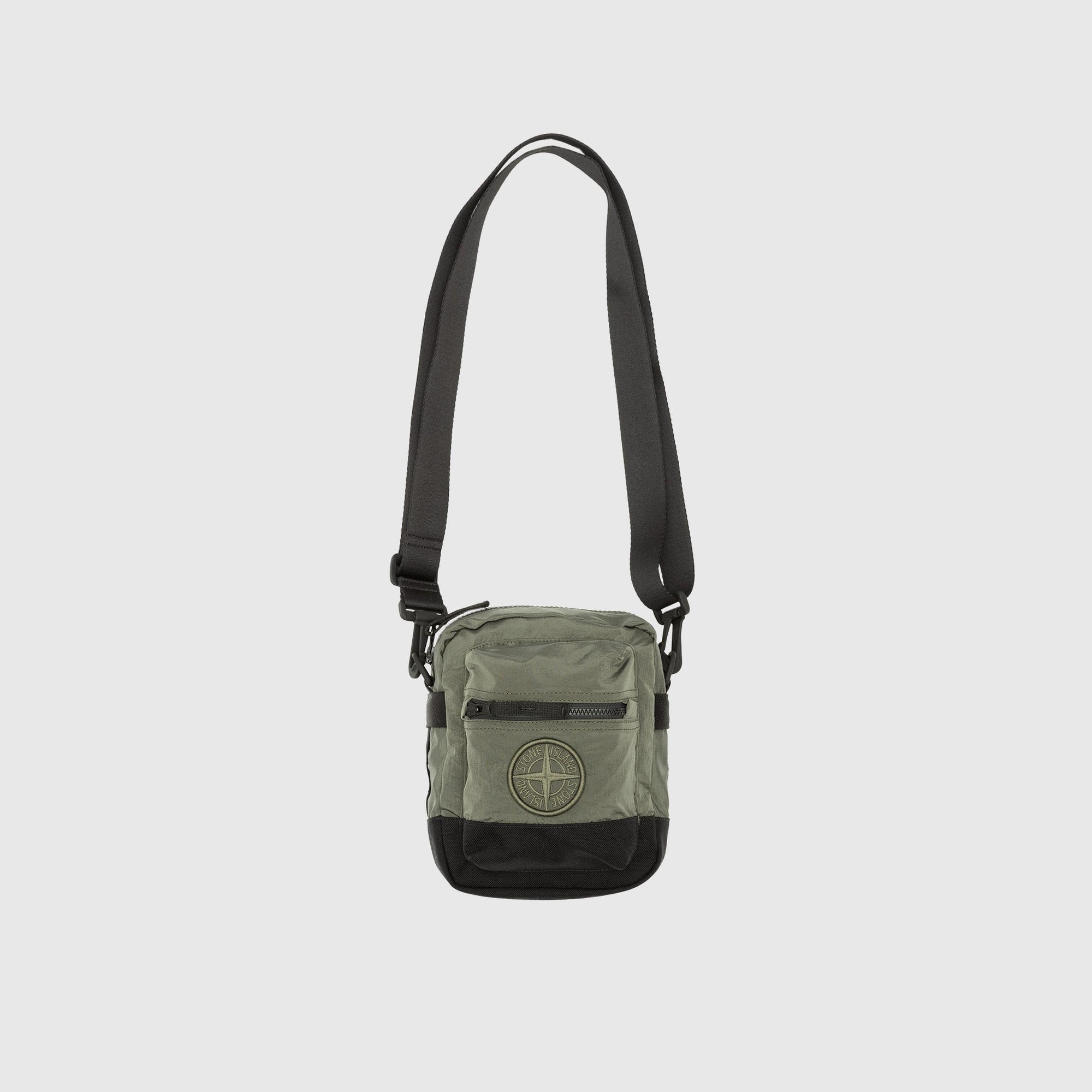 Nylon Metal In Econyl® Cross Body Bag Stone island оригінал – Купити в Україні – боковий вид - STONE ISLAND