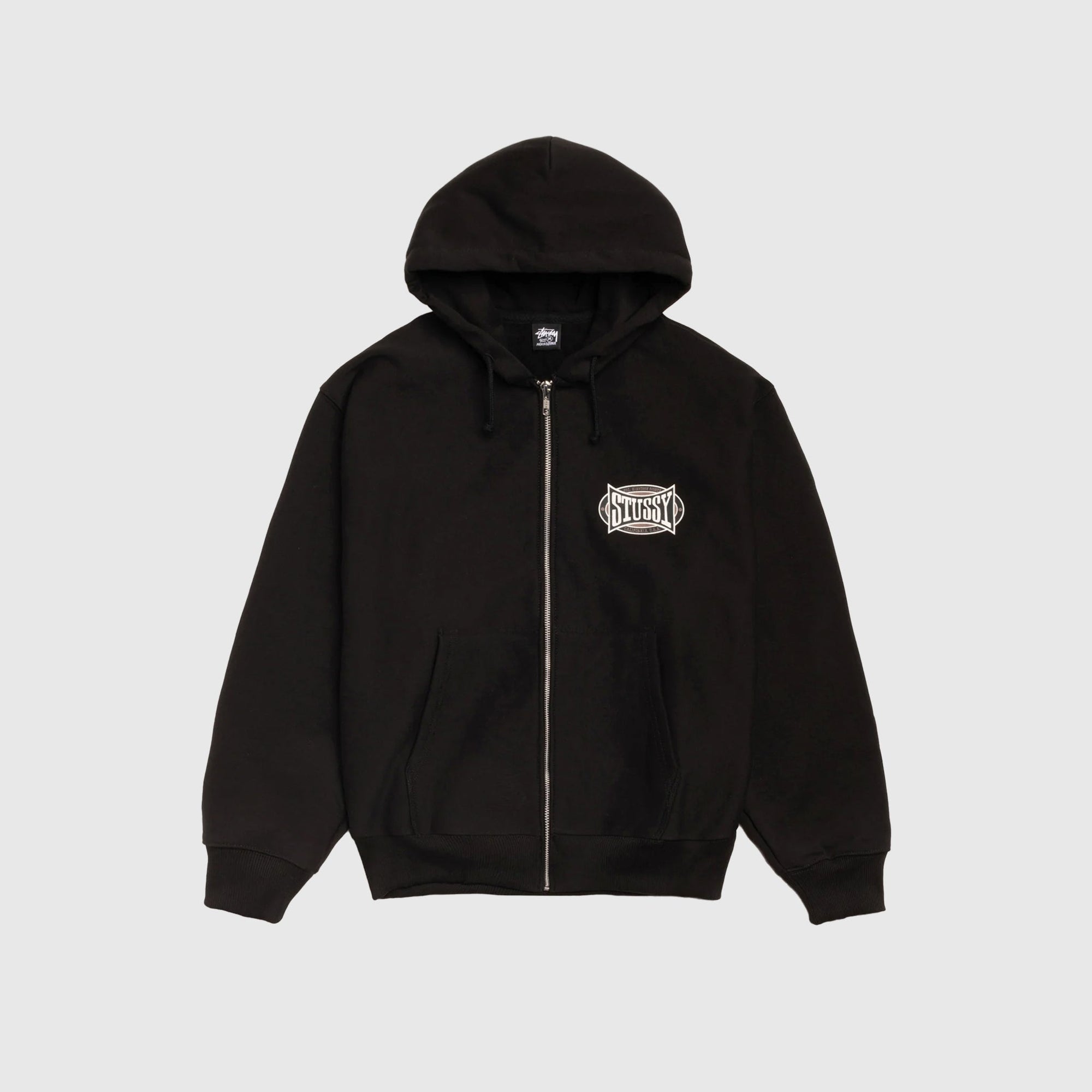 Оригінальна Champion Oval Zip Hoody Stussy – боковий вид