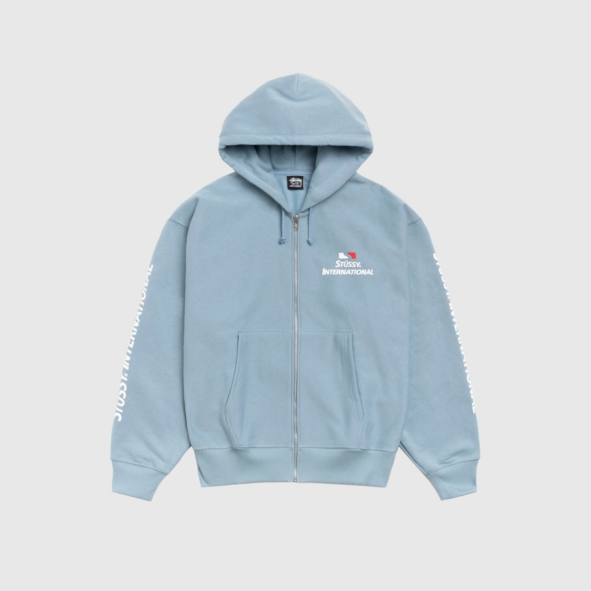 Оригінальна International Zip Hoody Stussy – боковий вид