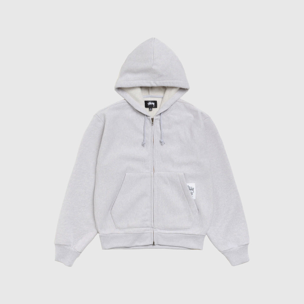 Оригінальна Brass Zip Knit Hoody Stussy – боковий вид