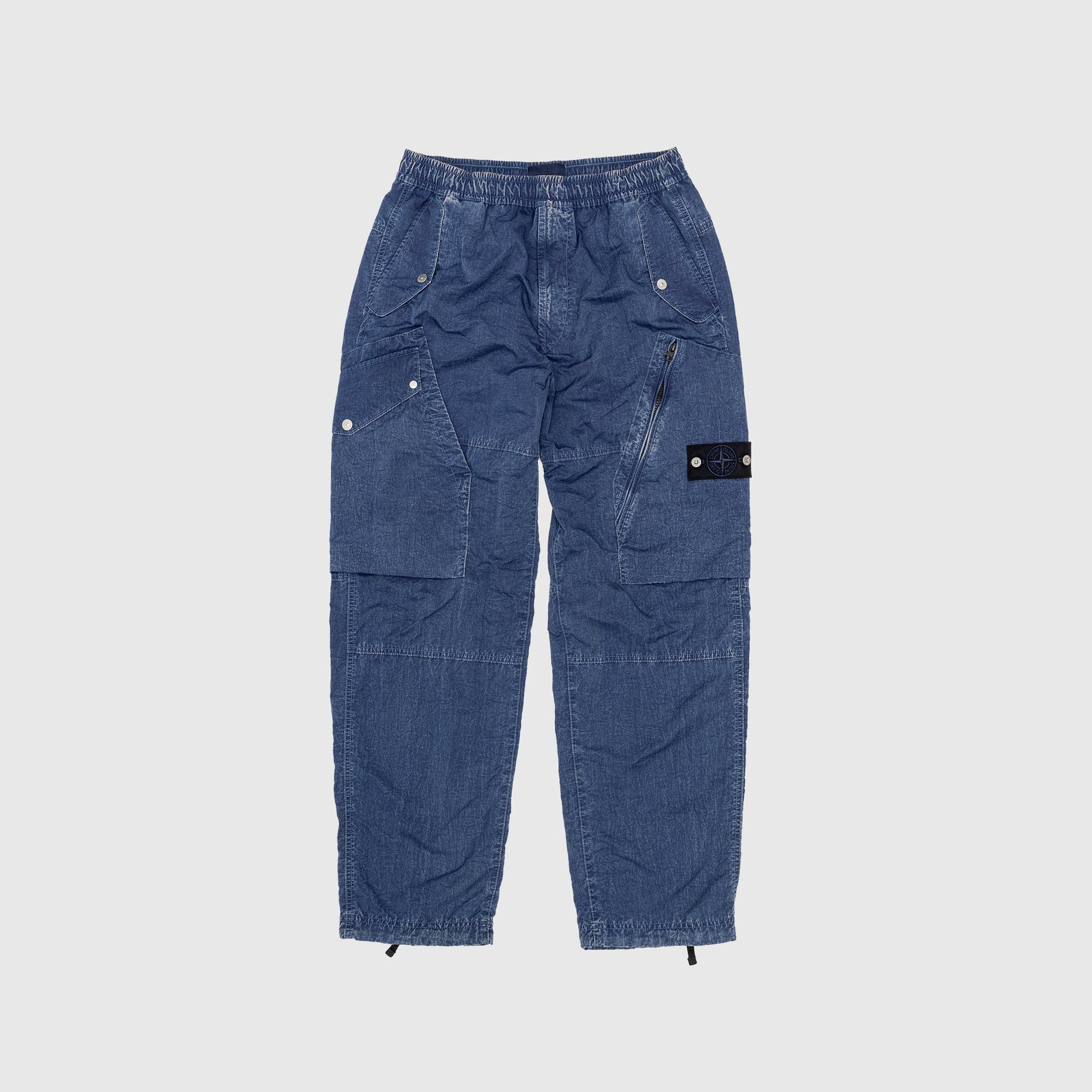 Оригінальна Hallow Fibre Nylon Indigo-Tc Cargo Pants Stone island – боковий вид