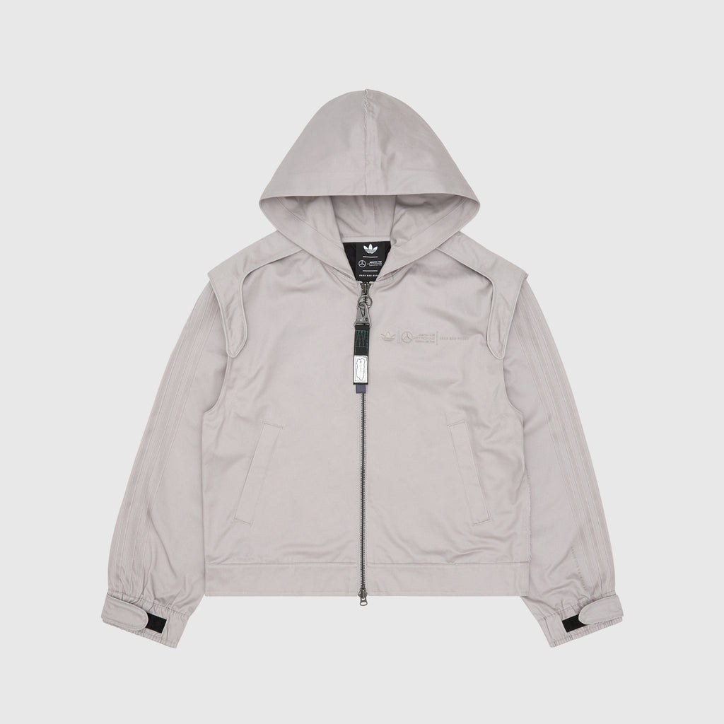 Bad Bunny X Mercedes-Amg Petronas F1 Team Racing Zip Up Adidas оригінал – Купити в Україні – боковий вид