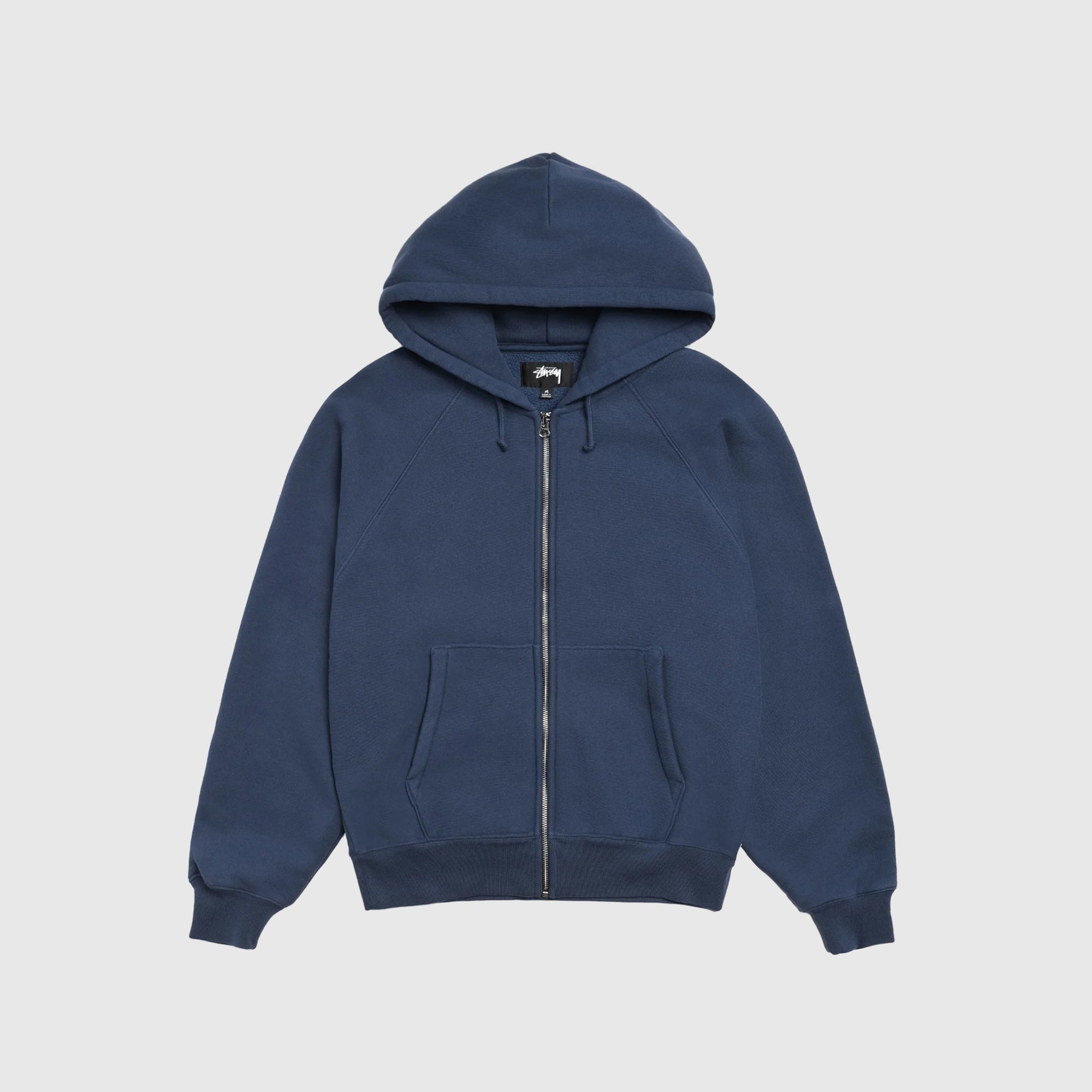 Raglan Zip Hoody Stussy – Гарантія оригінальності – боковий вид