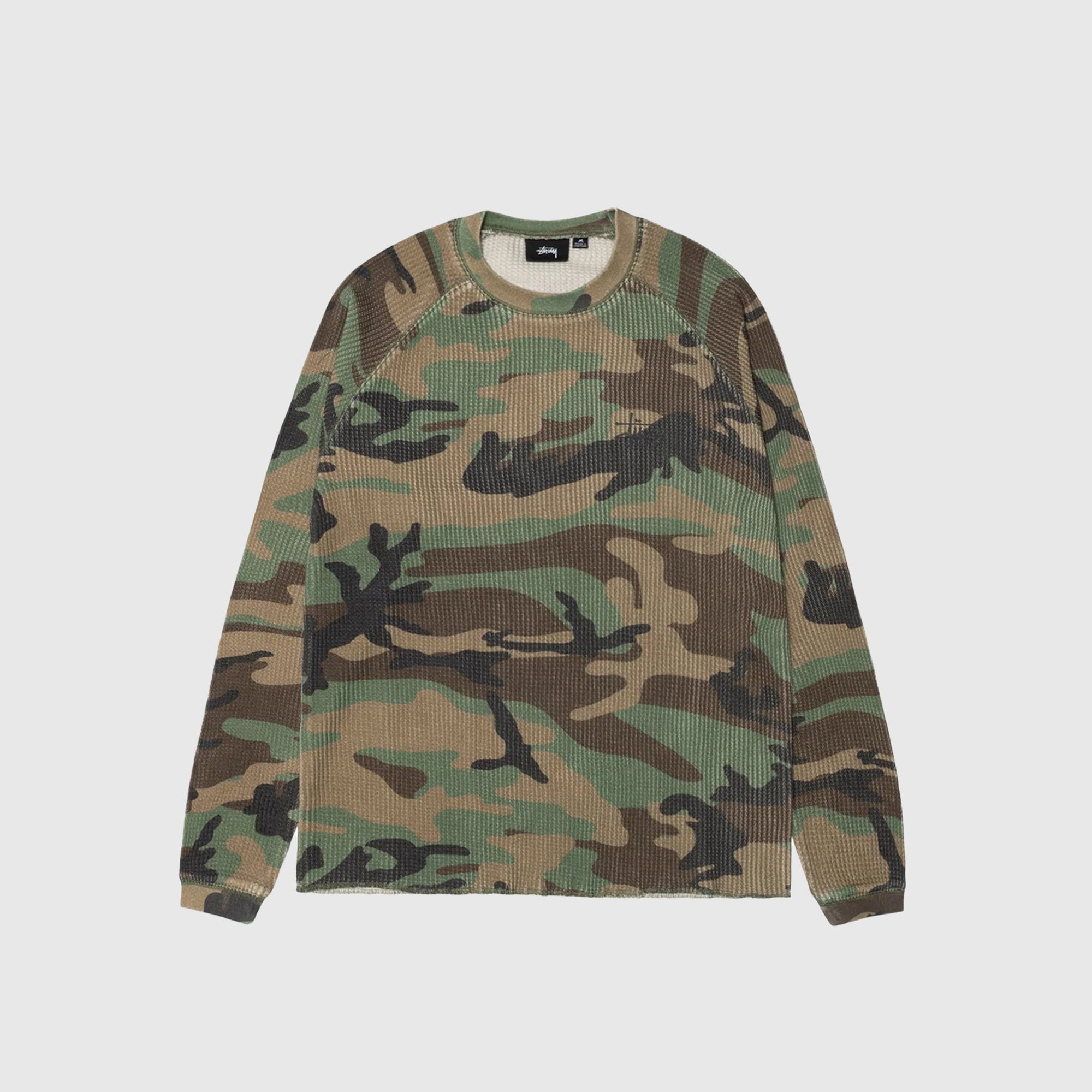 Raglan Thermal Basic Stock Stussy оригінал – Купити в Україні – боковий вид